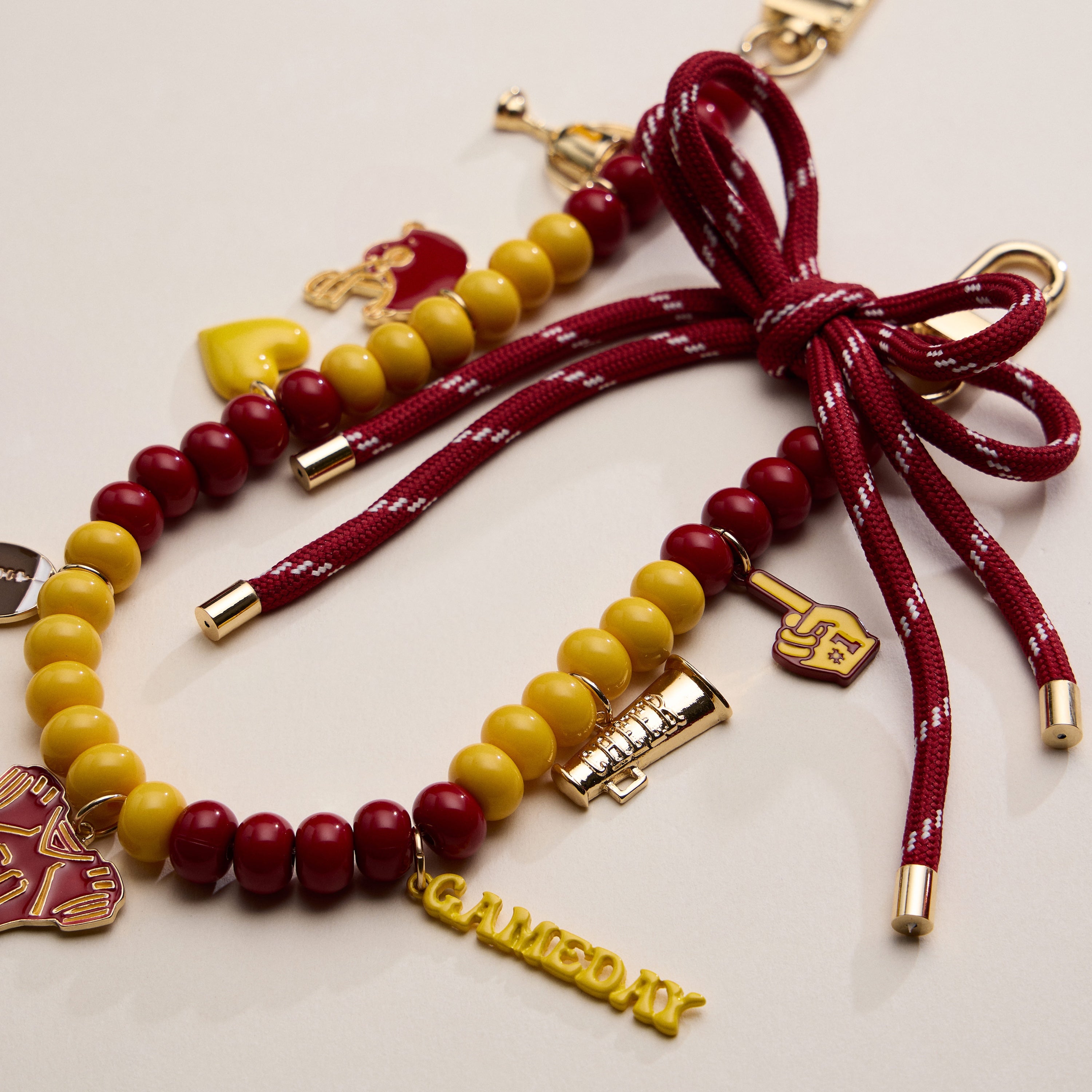 NCAA College Football Bag Charm Keychain