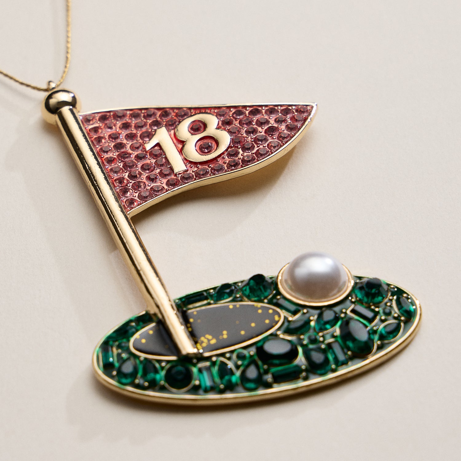 Golf Flag Ornament
