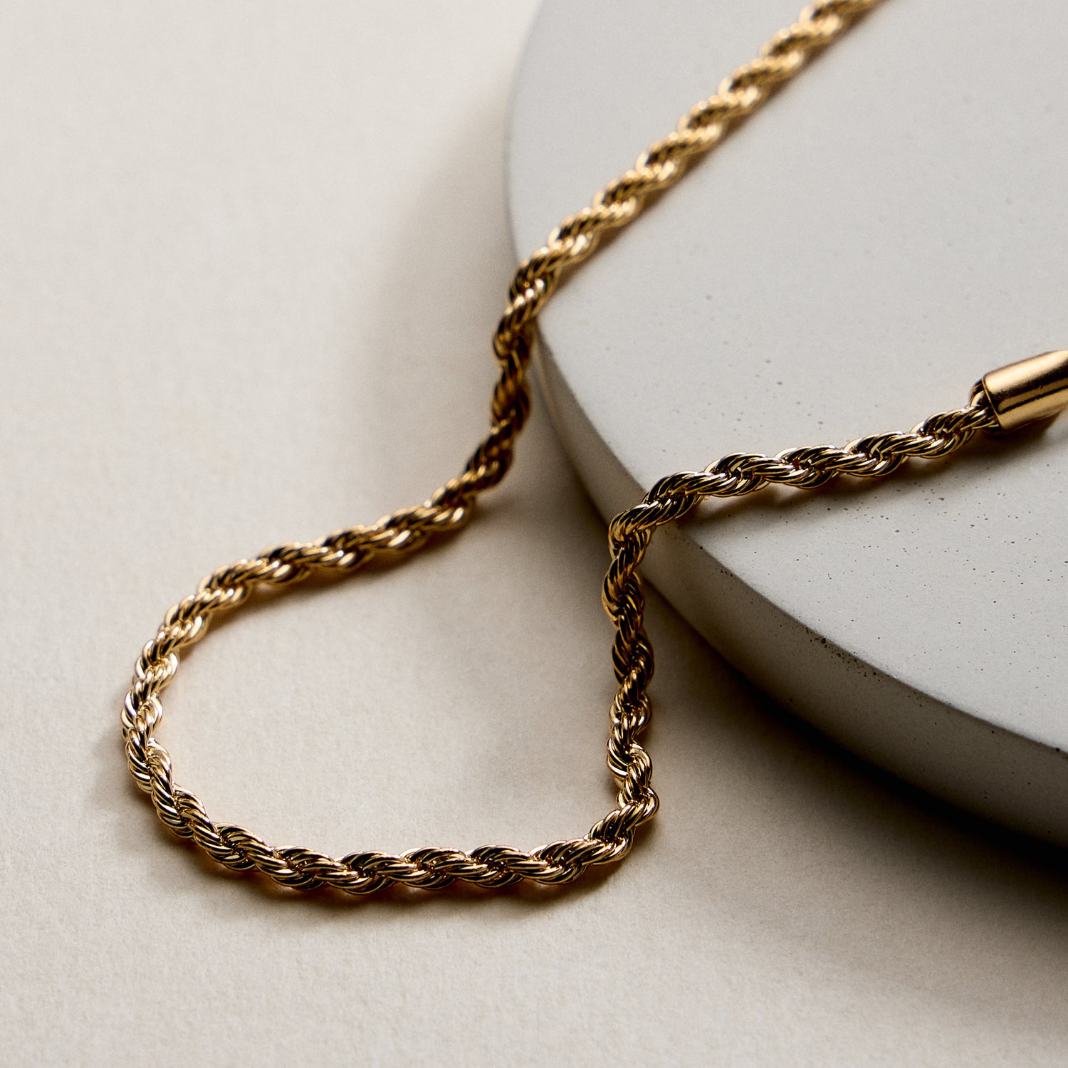 Gold Filled Rope Chain Bracelet – Classic Twisted Link