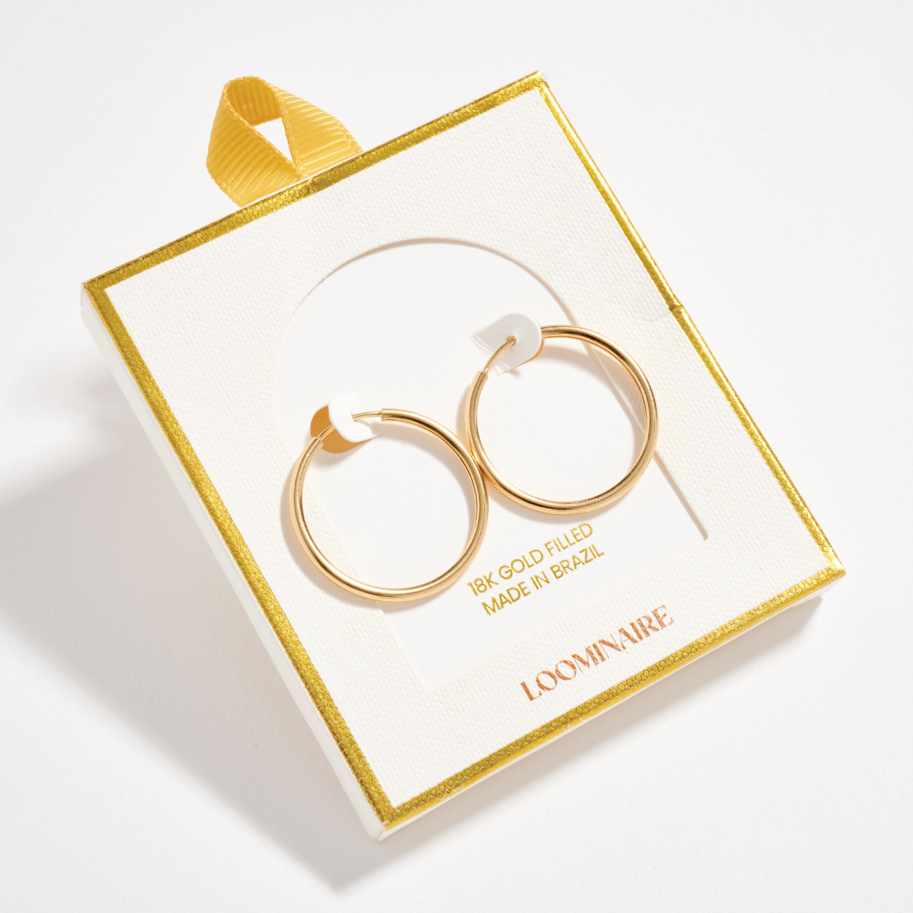 Gold Filled Classic Hoop Earrings