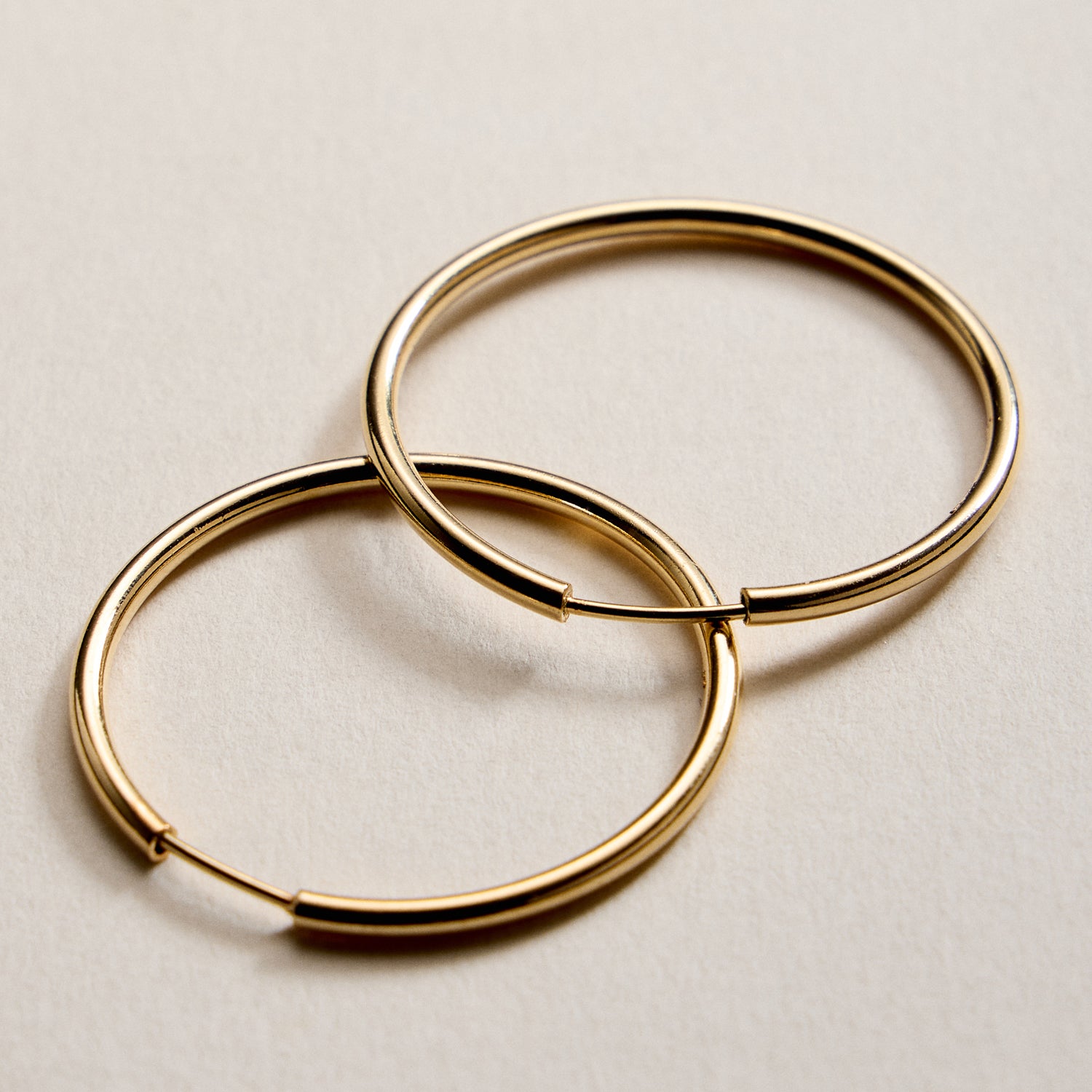 Gold Filled Classic Hoop Earrings