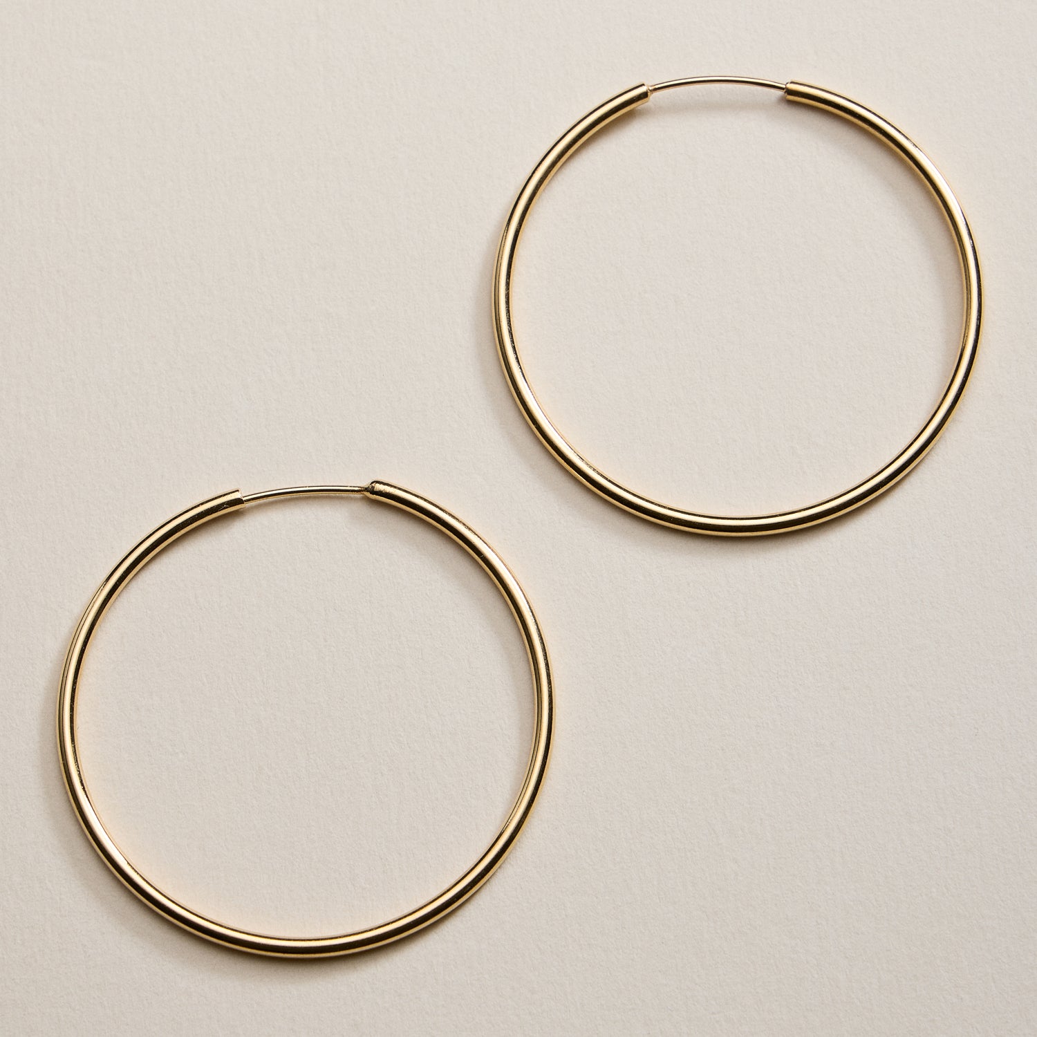 Gold Filled Classic Hoop Earrings