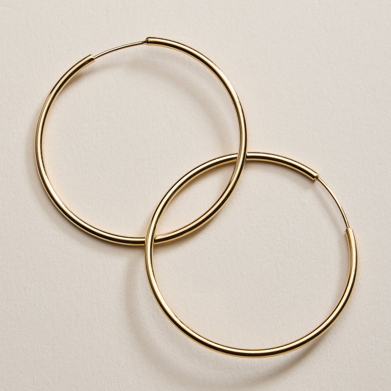 Gold Filled Classic Hoop Earrings