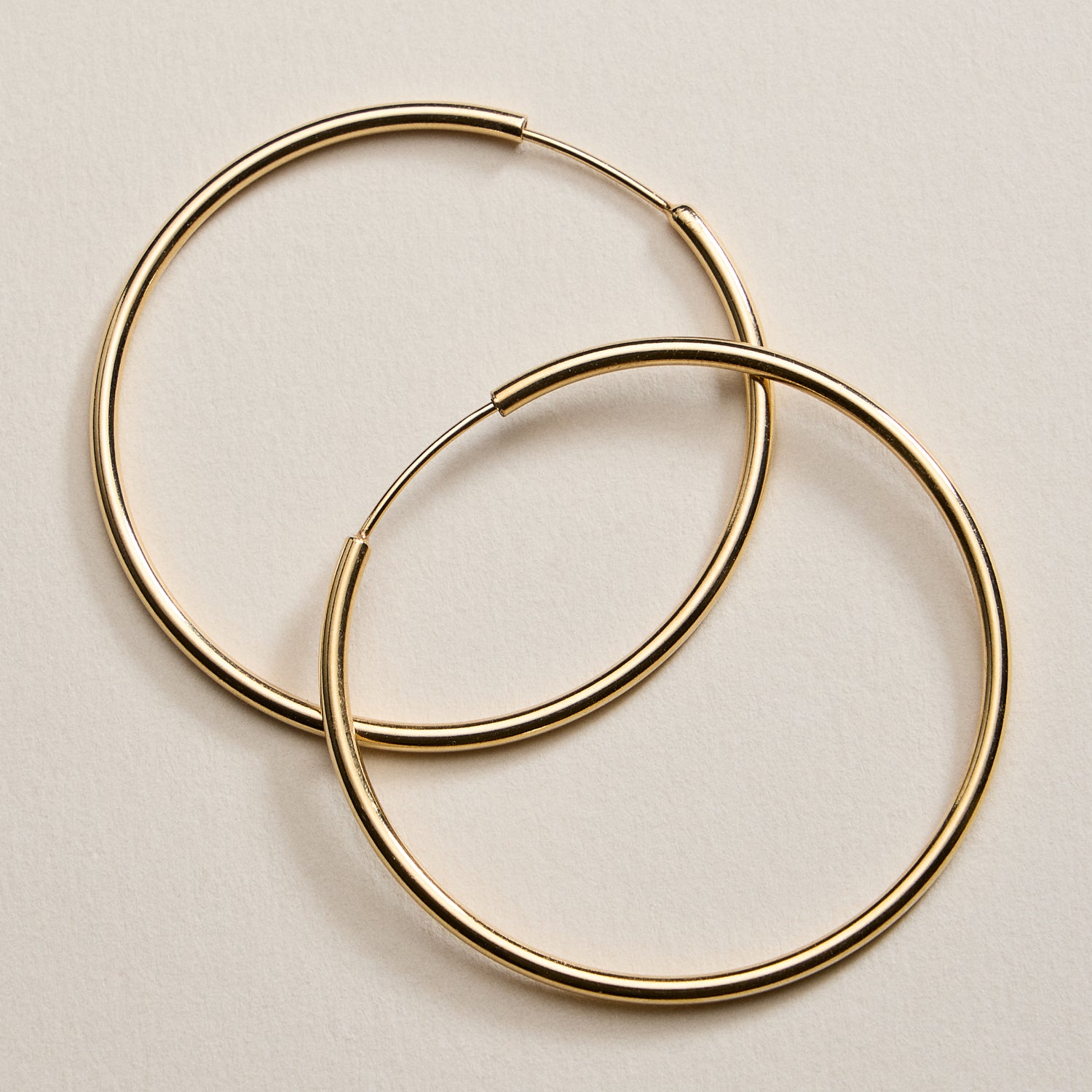 Gold Filled Classic Hoop Earrings