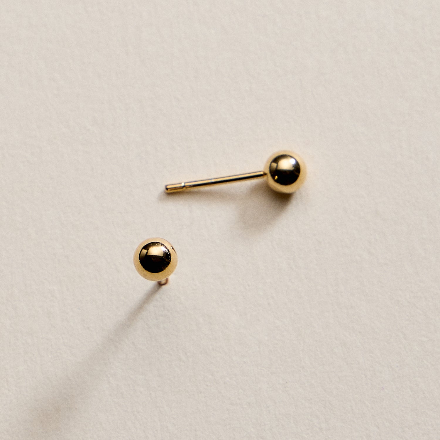 Gold Filled Ball Stud Earrings – 4mm to 10mm