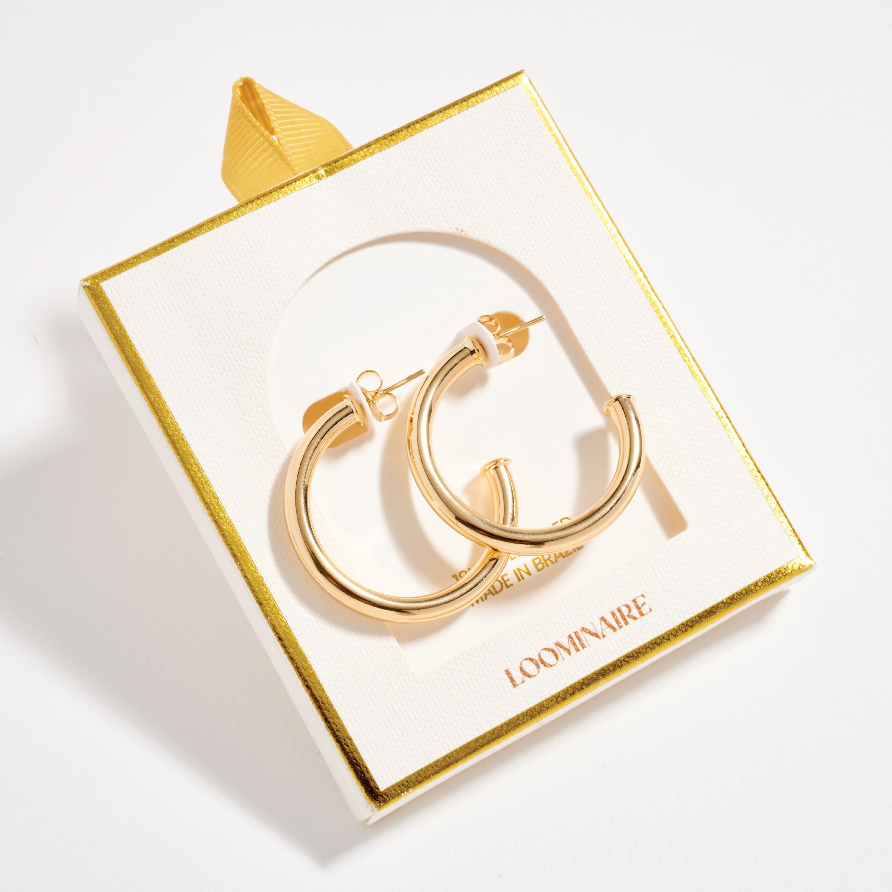 Gold Filled Bold Hoop Earrings