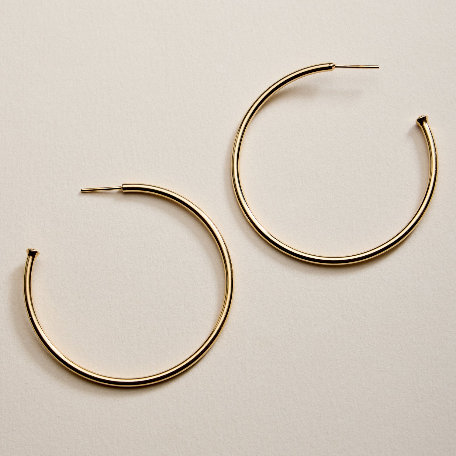 Gold Filled Oversized Hoop Earrings