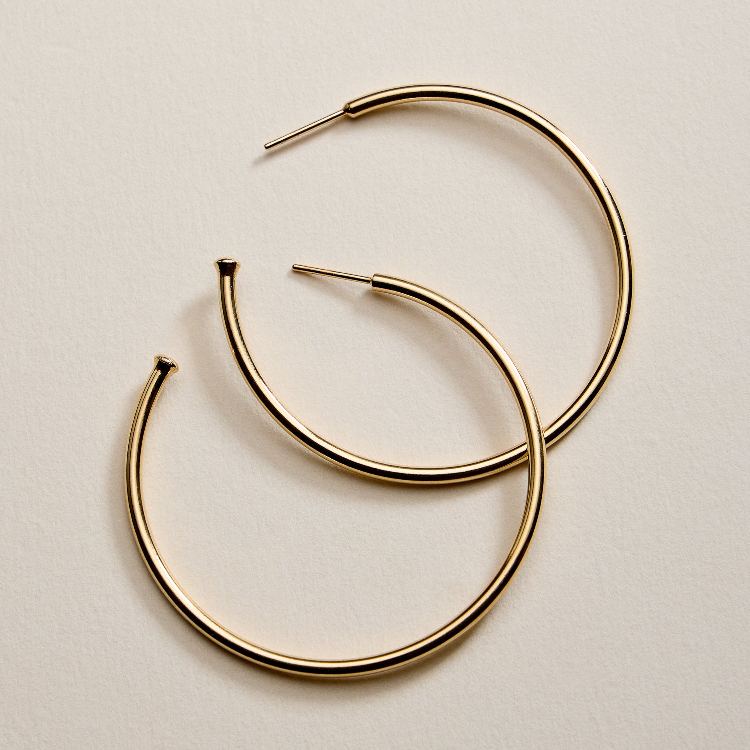 Gold Filled Oversized Hoop Earrings