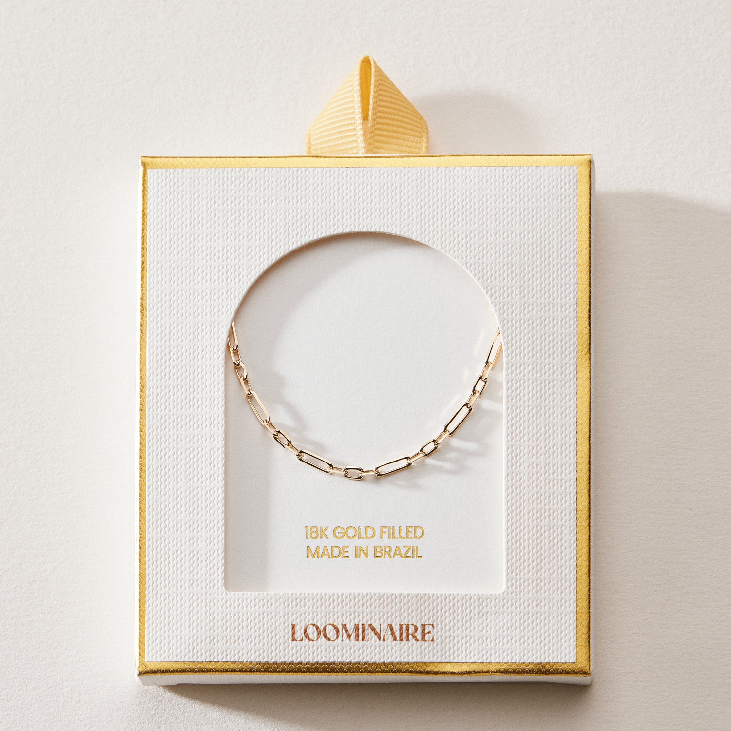 Gold Filled Oval Links Paperclip | Chain Necklace