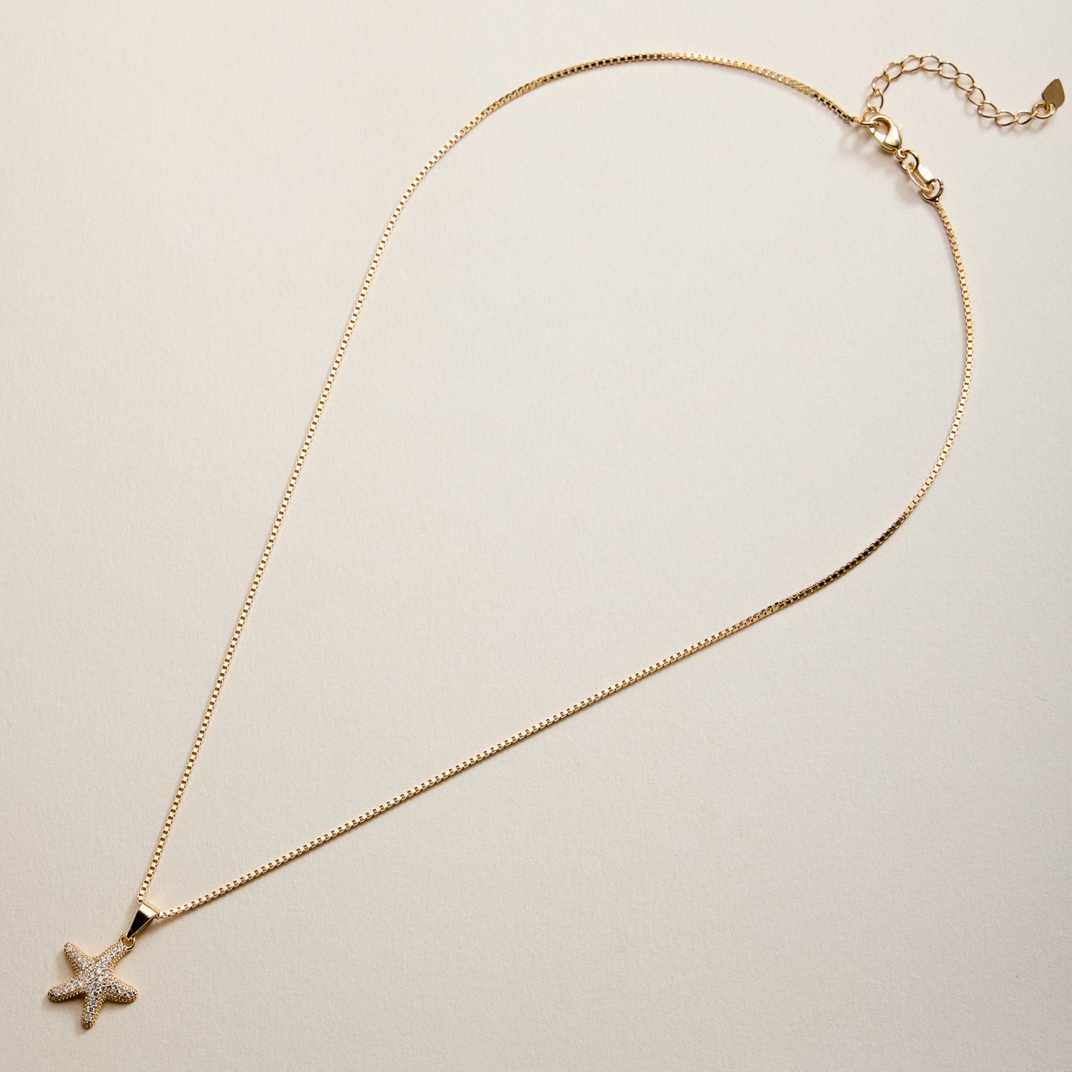 Gold Filled Starfish Pendant Necklace