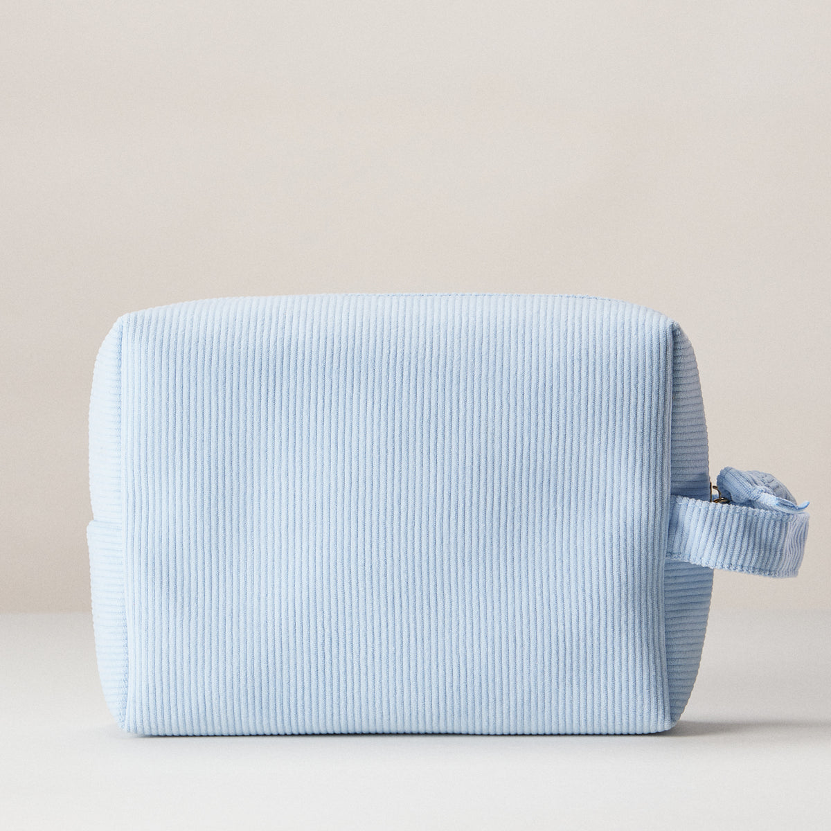 Corduroy Makeup Bag | Soft Travel Cosmetic Pouch