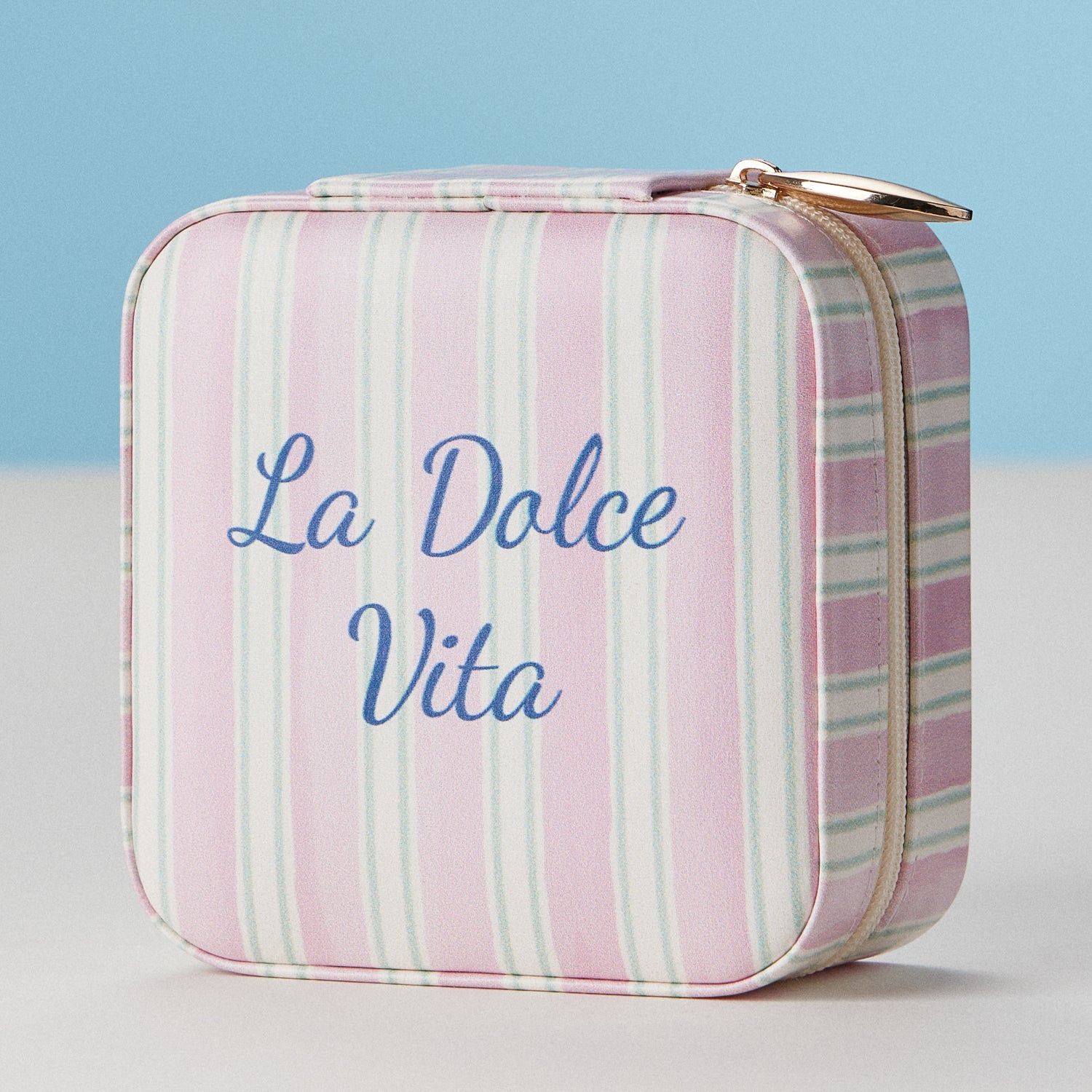 La Dolce Vita Travel Jewelry Box | Dusty Pink