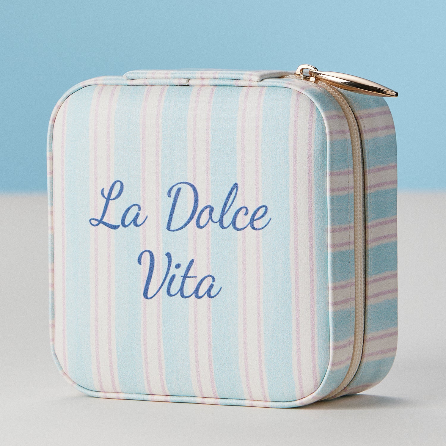 Faux Leather Novelty Print Travel Jewelry Box