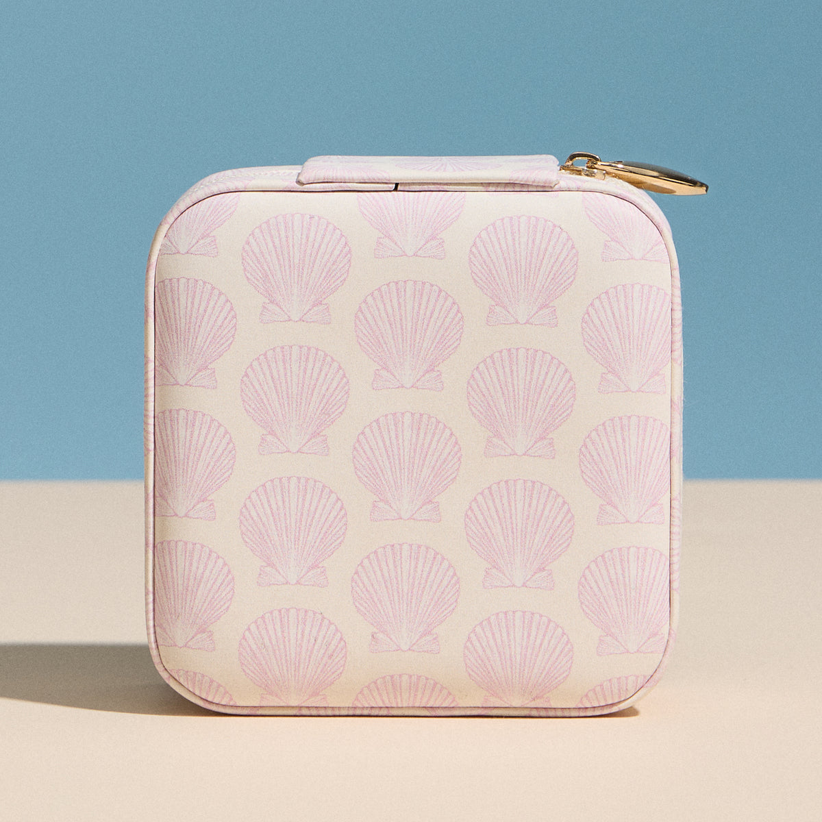 Pink Shell Travel | Jewelry Box