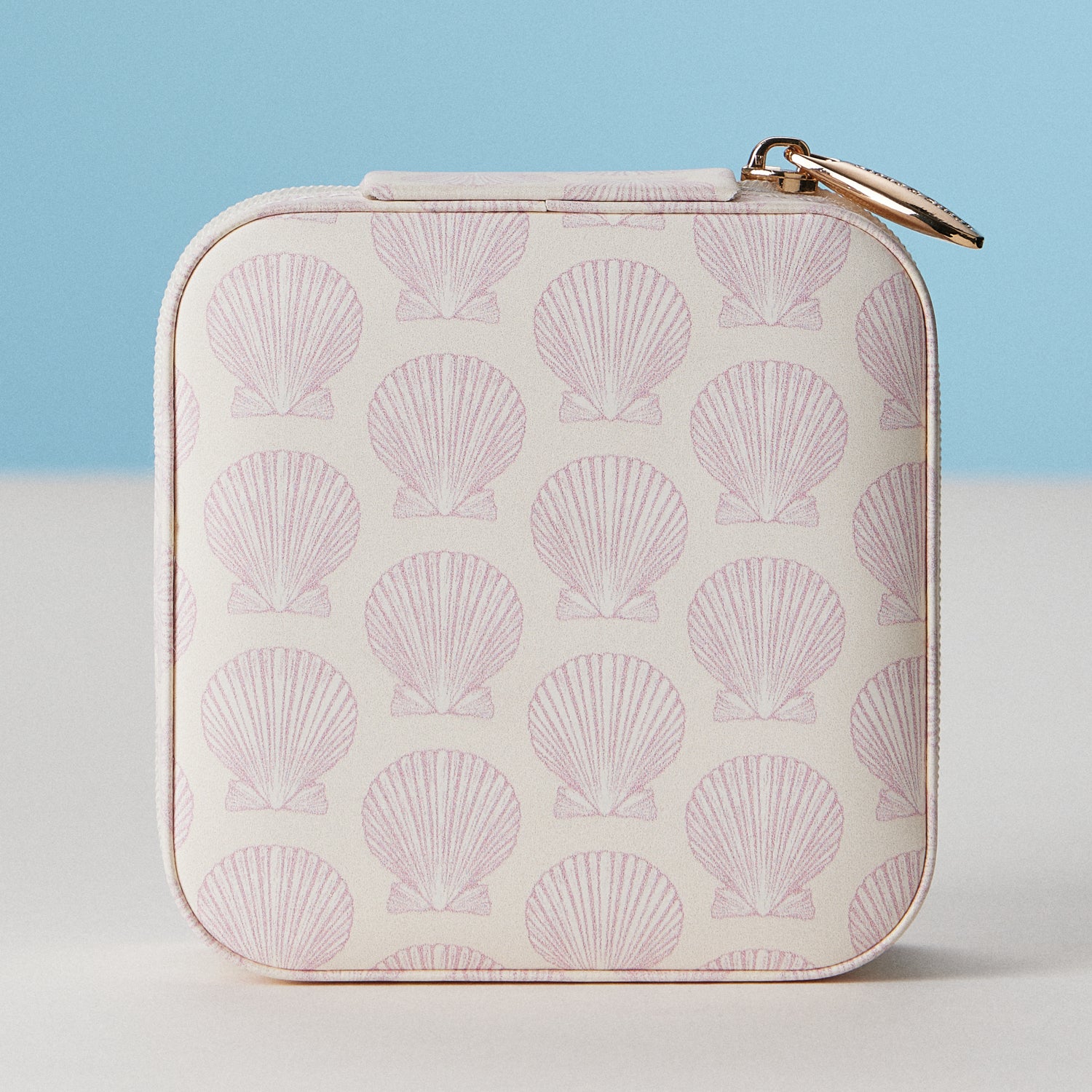 Faux Leather Novelty Print Travel Jewelry Box
