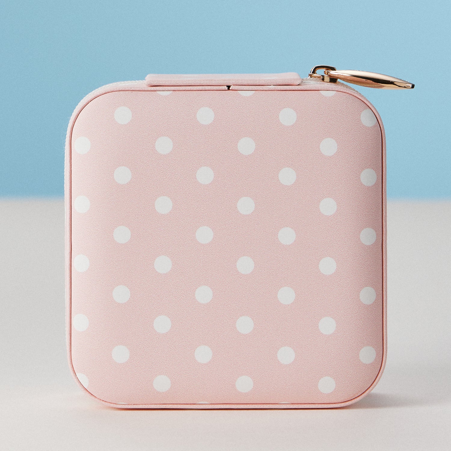 Faux Leather Novelty Print Travel Jewelry Box