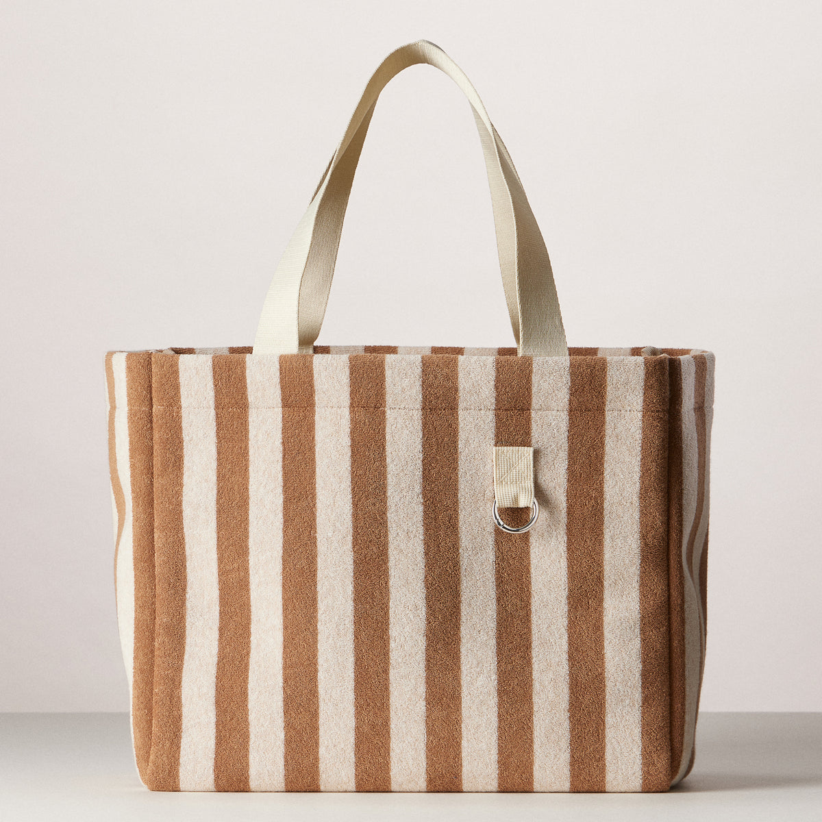 Striped Terry Mini Tote | Everyday Carryall Bag
