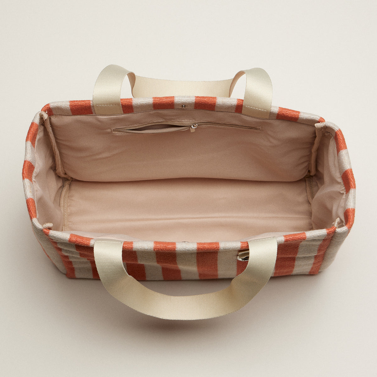 Striped Terry Mini Tote | Everyday Carryall Bag