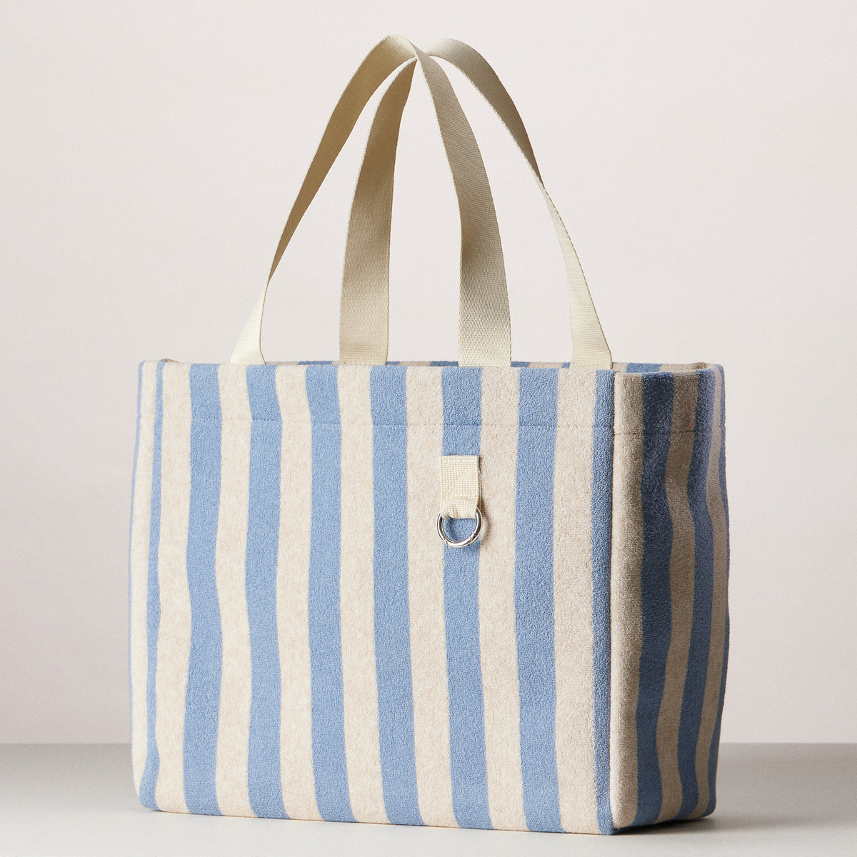 Striped Terry Mini Tote | Everyday Carryall Bag