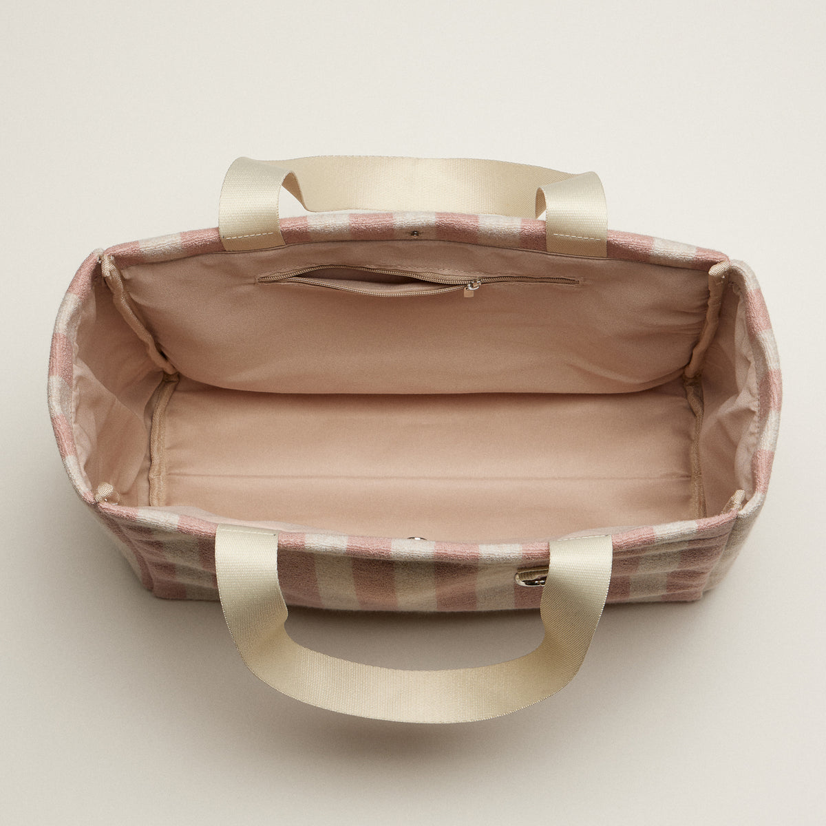 Striped Terry Mini Tote | Everyday Carryall Bag
