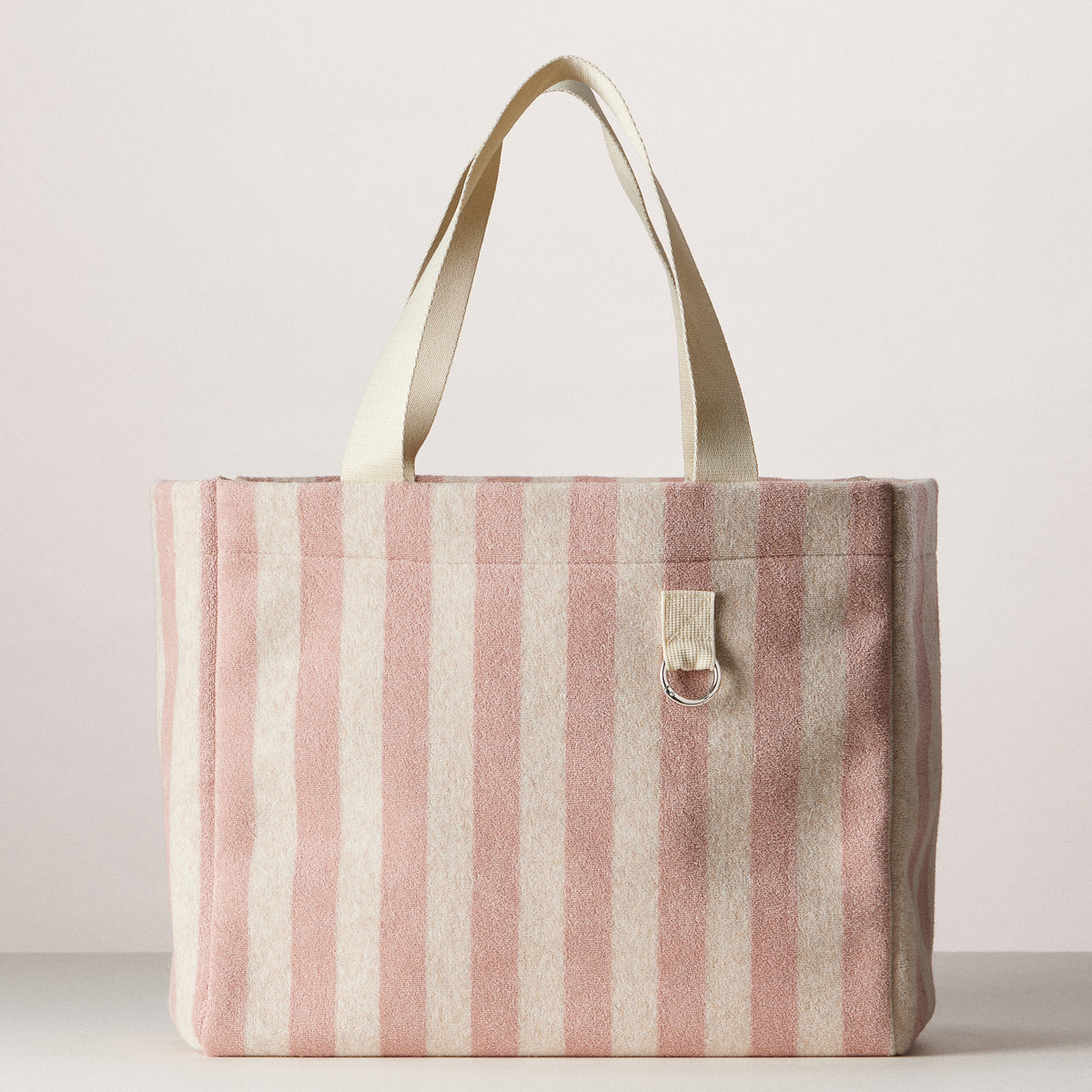 Striped Terry Mini Tote | Everyday Carryall Bag