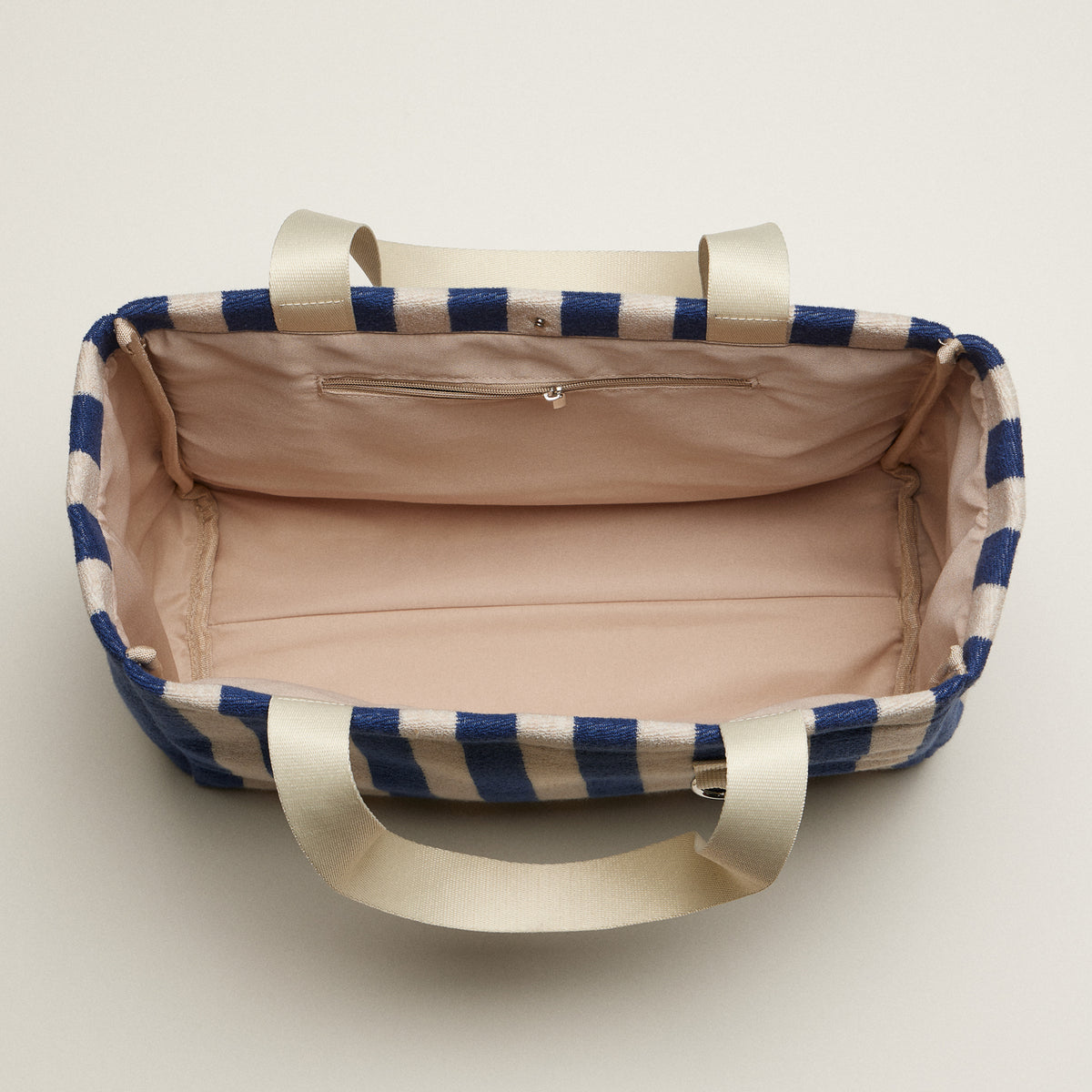 Striped Terry Mini Tote | Everyday Carryall Bag