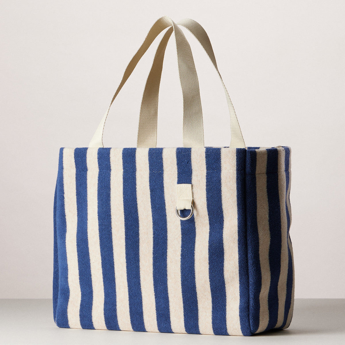Striped Terry Mini Tote | Everyday Carryall Bag