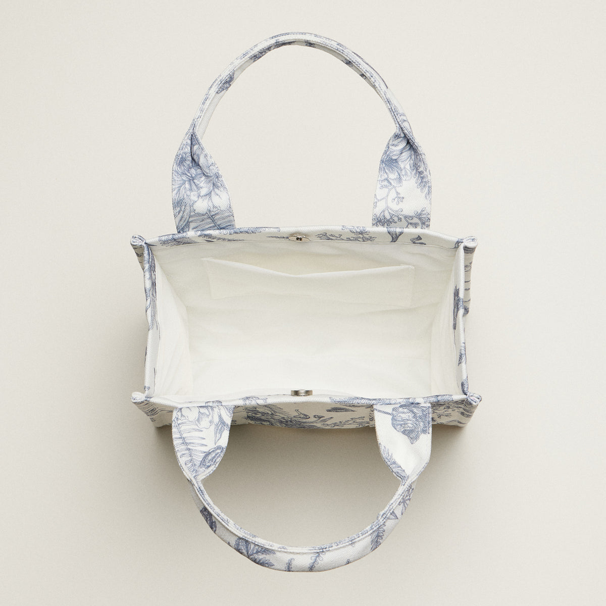 Floral Canvas Mini Tote | Everyday Carryall Bag