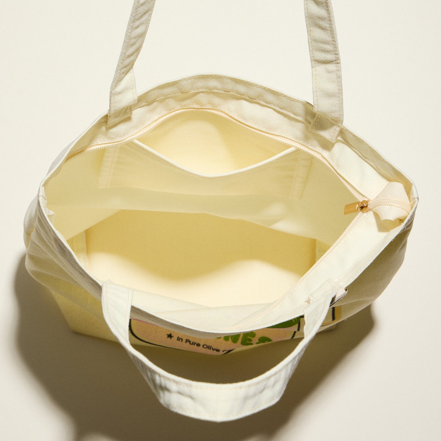 Sardines Canvas Tote Bag – Zippered Beach & Everyday Shopping Tote - Frem