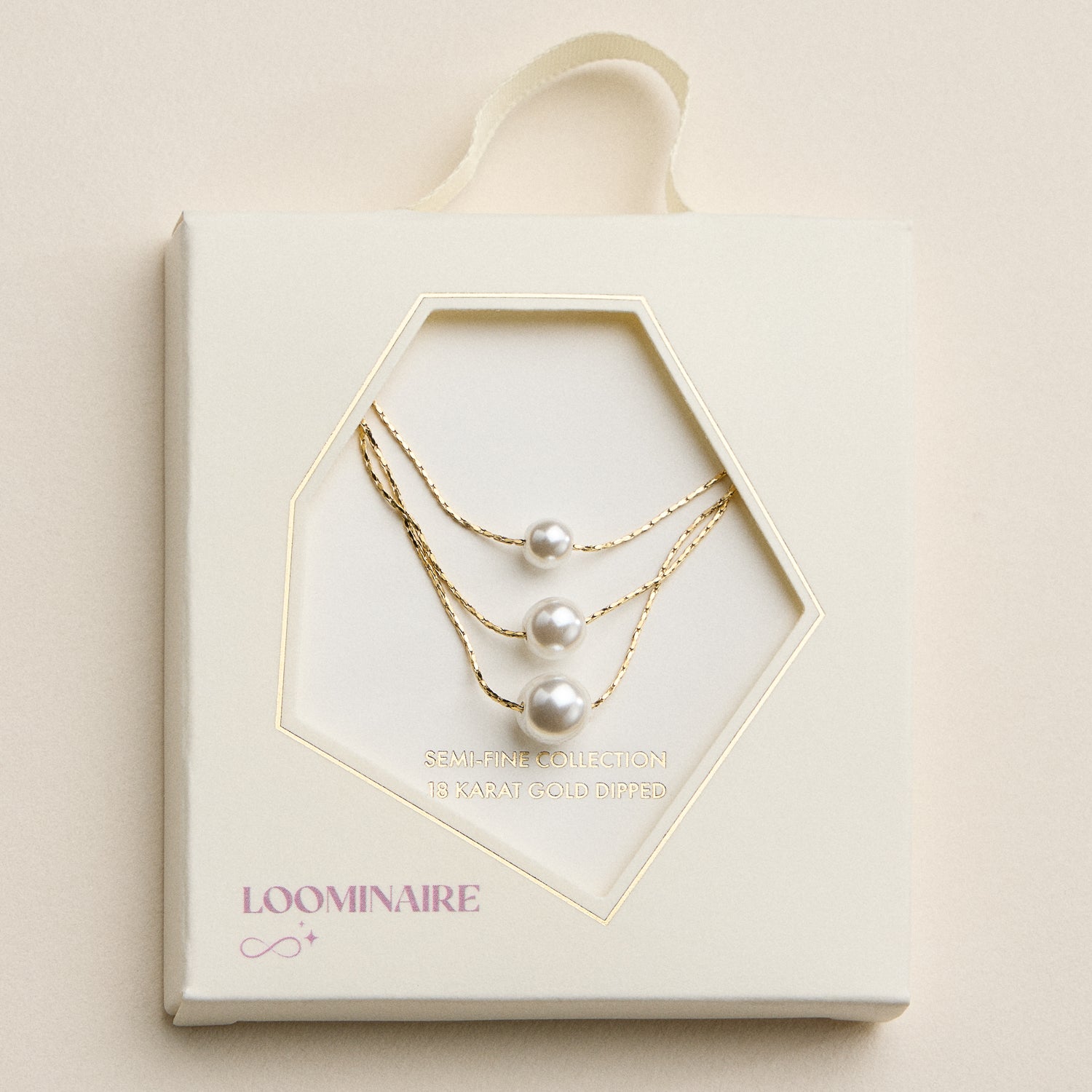 Stainless Steel Pearl Station Necklace