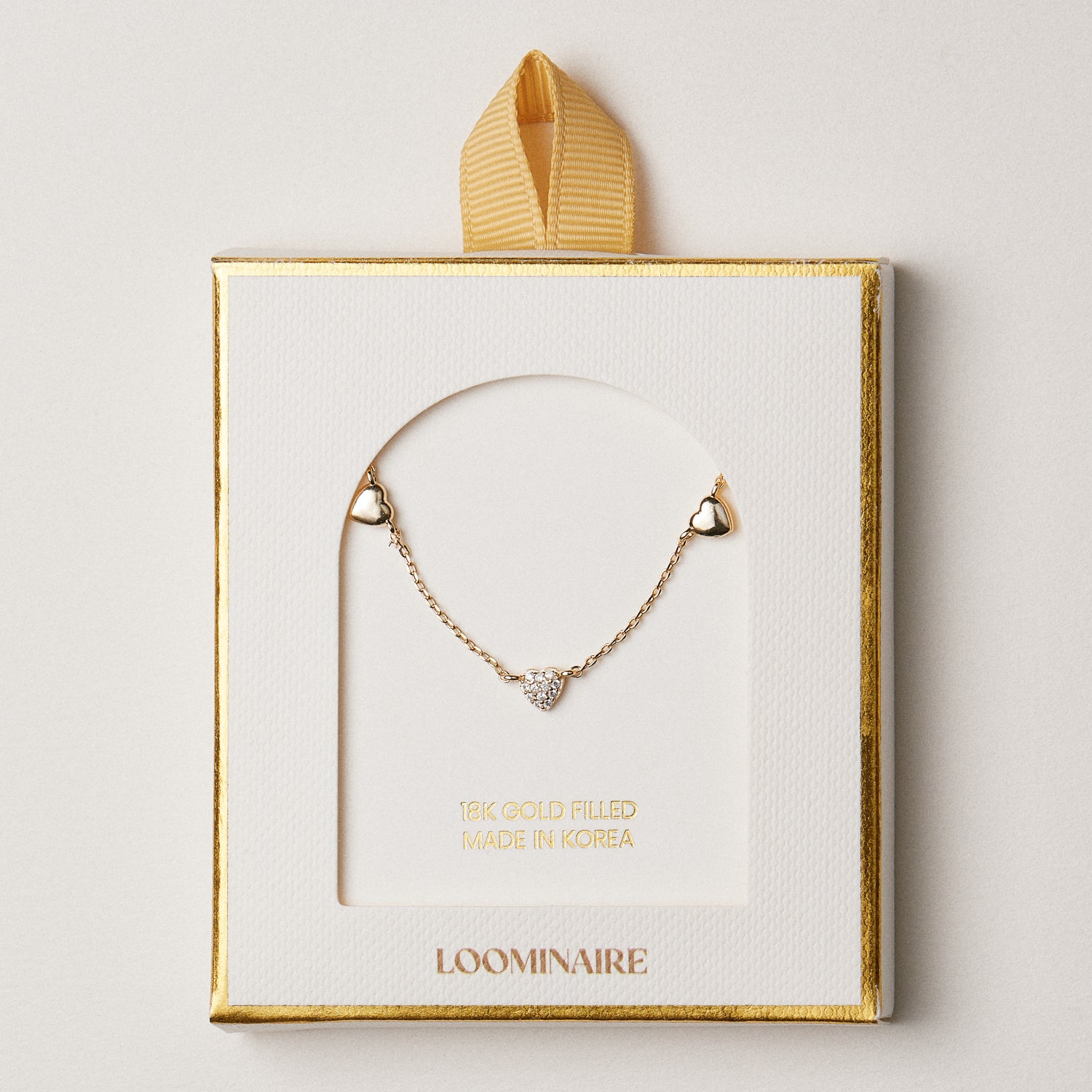 Gold Filled Heart Charm Necklace – Dainty Style