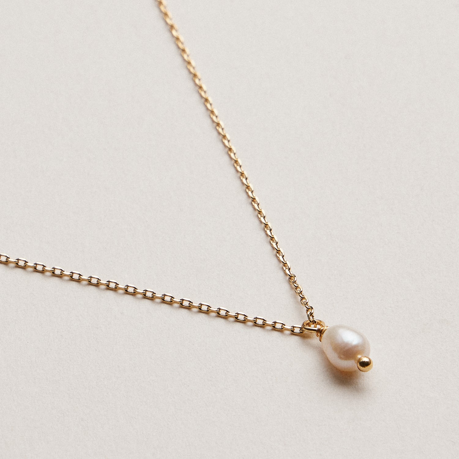 Drop Necklace | Gold Dipped Freshwater Pearl Jewelry