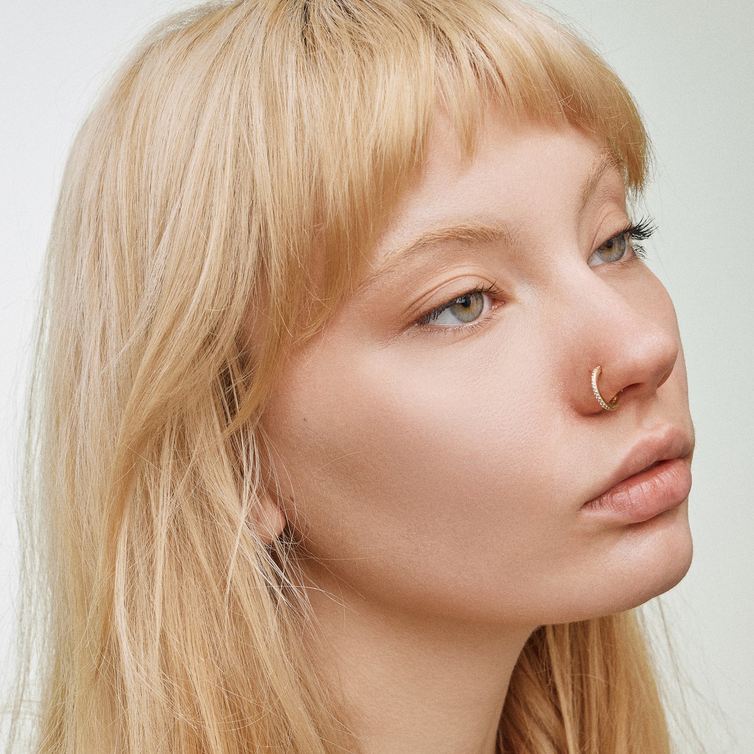 CZ Pave Hinged | Nose Ring