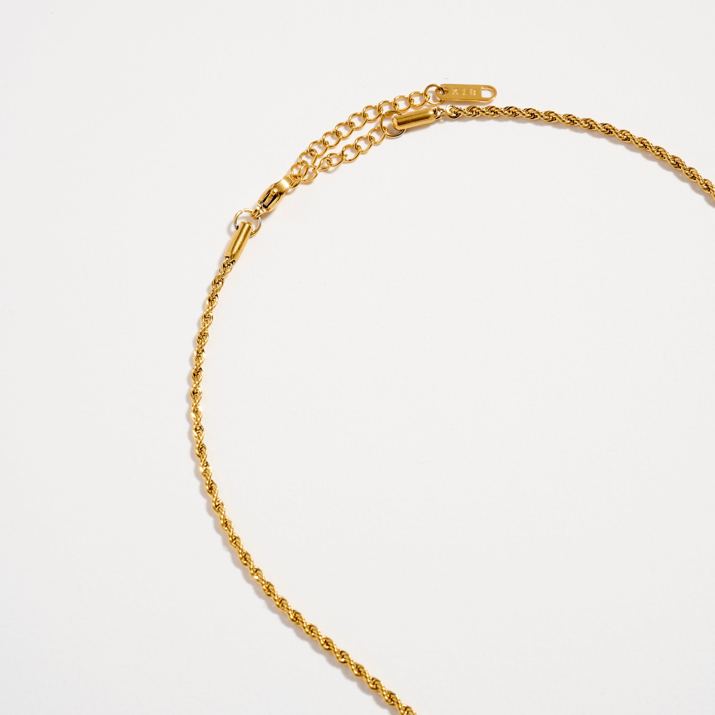 Gold Teardrop Necklace – Dainty CZ Pendant Chain