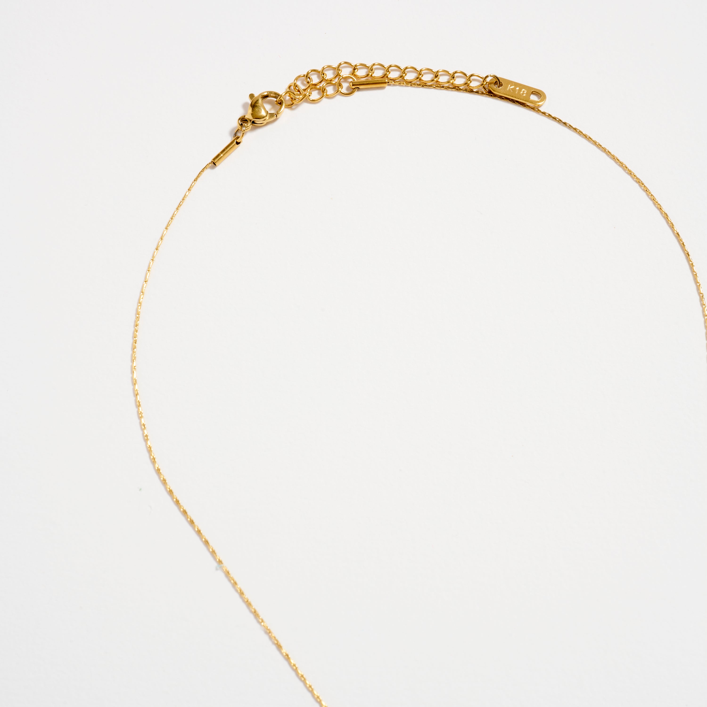 Gold Pearl Bar Necklace – Dainty Freshwater Pendant