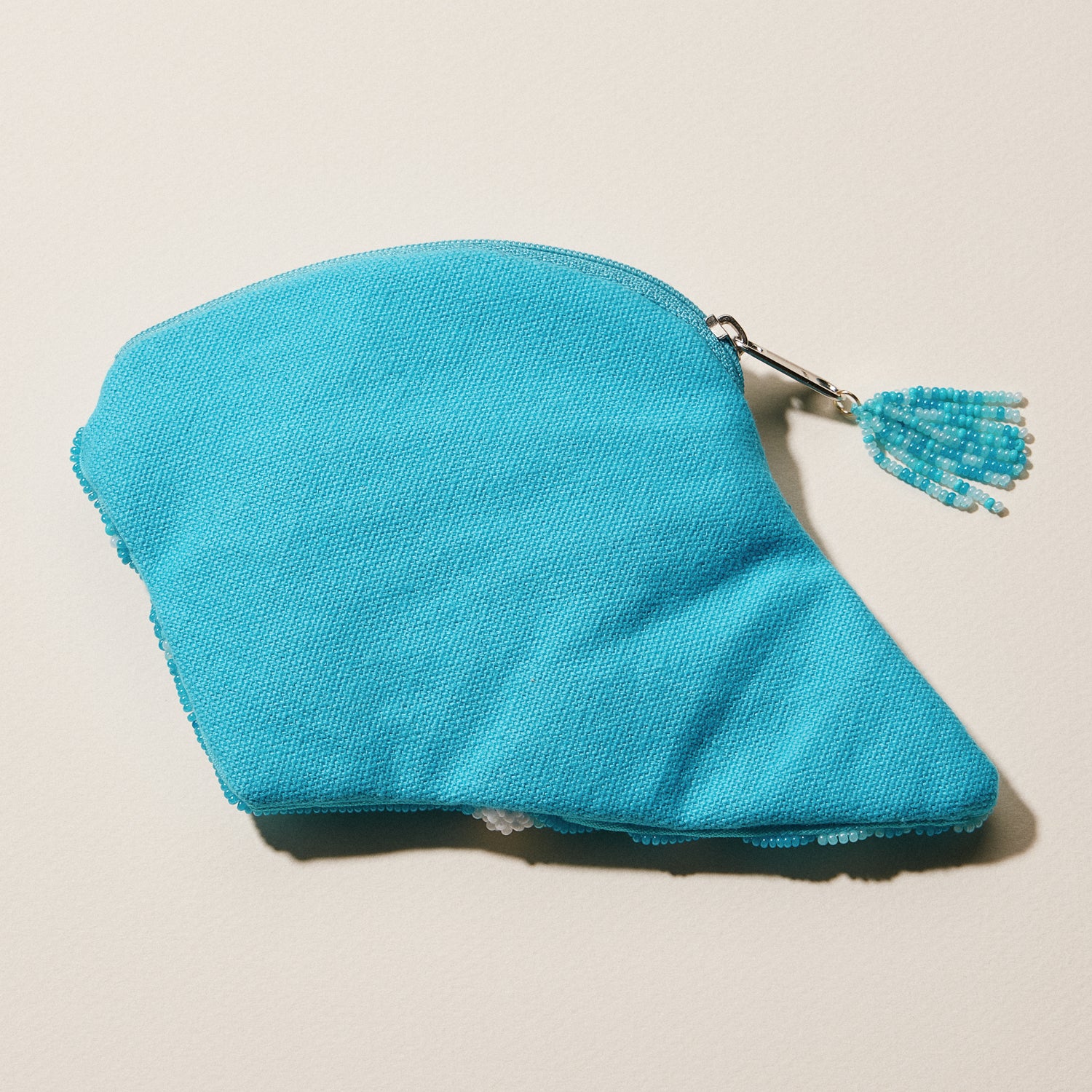 Beaded Sealife Coin Purse Collection | Coastal Shell Zip Pouch