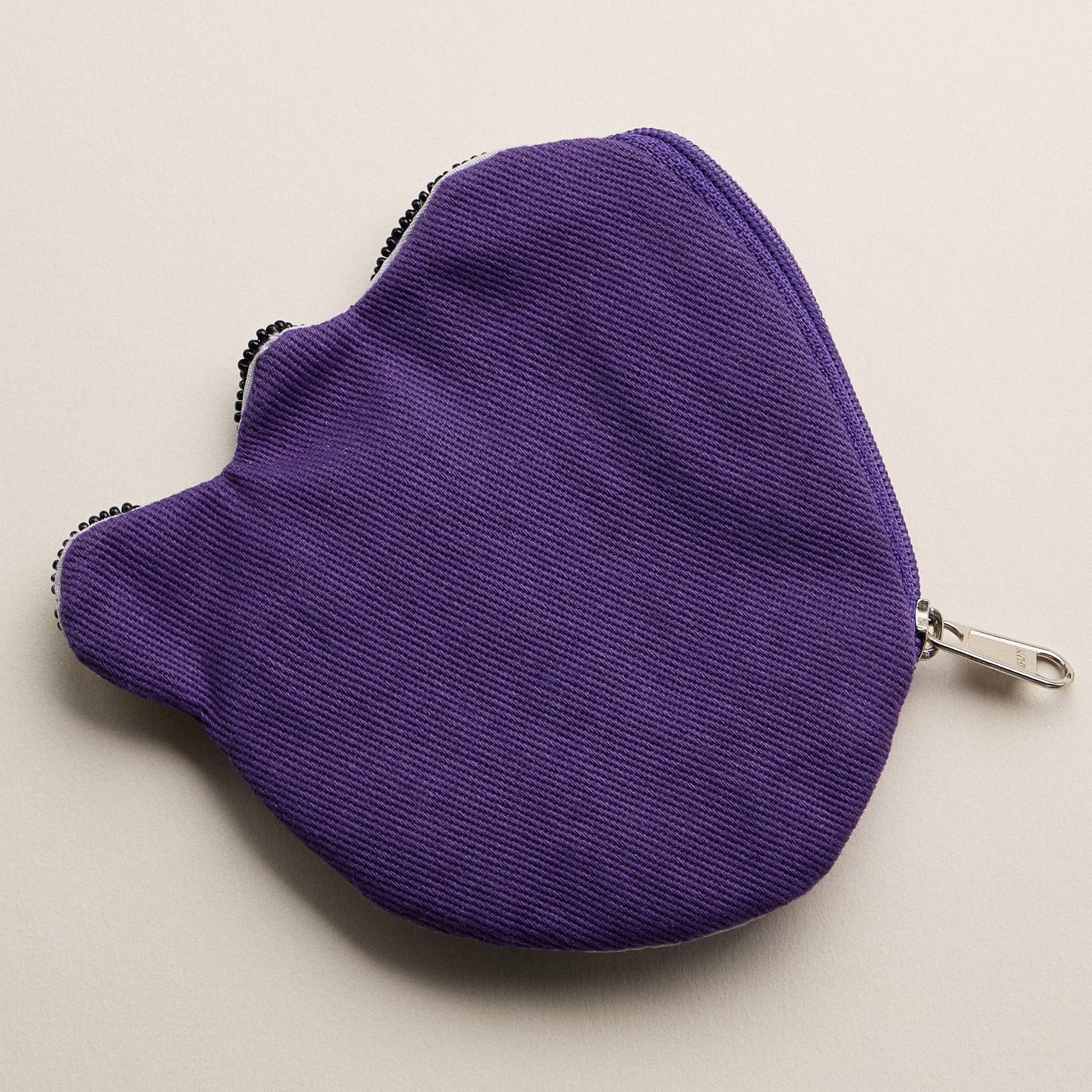 Mardi Gras Alligator Beaded Coin Purse with Beadwork & Pearls