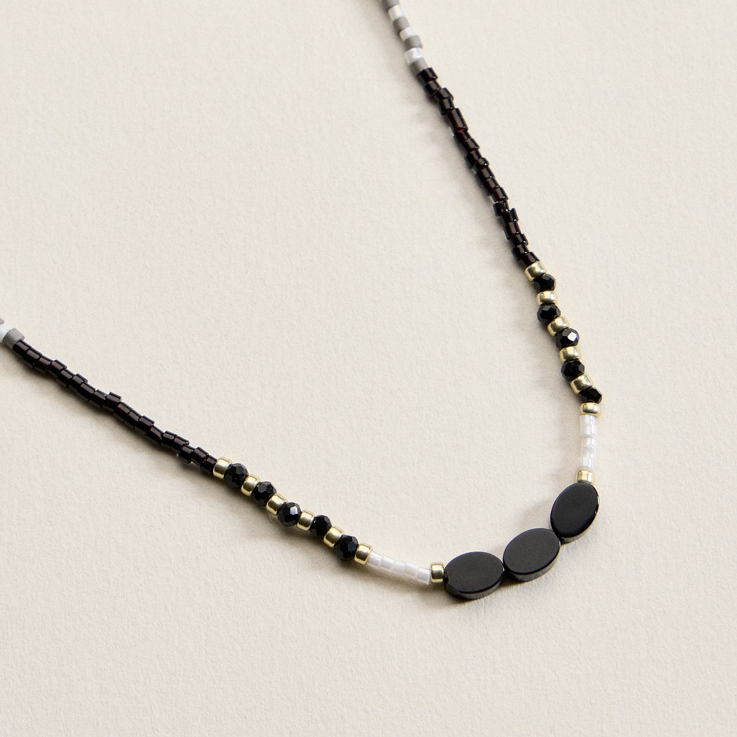 Beaded Adjustable Cord Anklet | Minimal Style