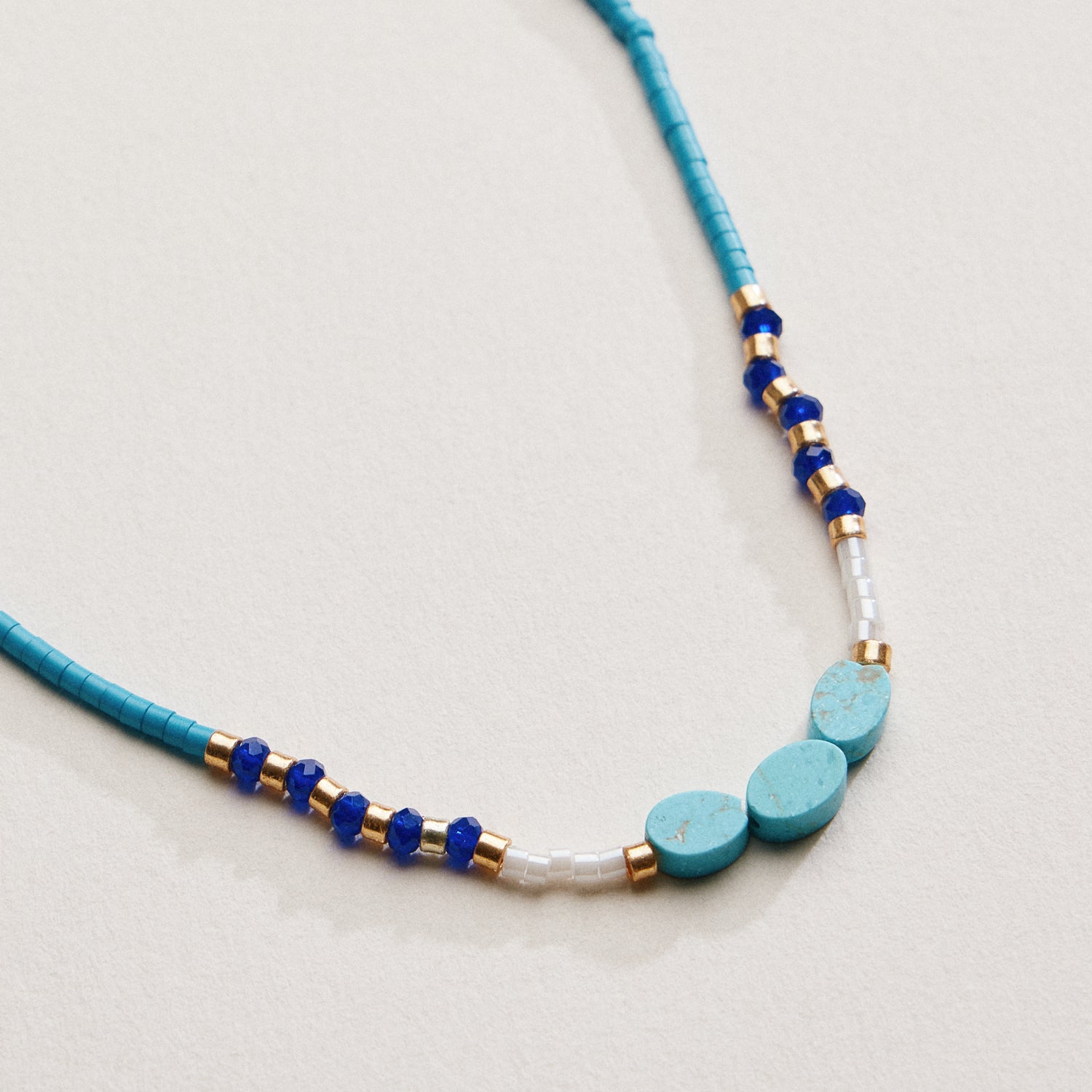Beaded Adjustable Cord Anklet | Minimal Style