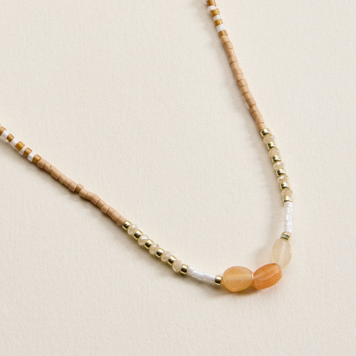 Beaded Adjustable Cord Anklet | Minimal Style