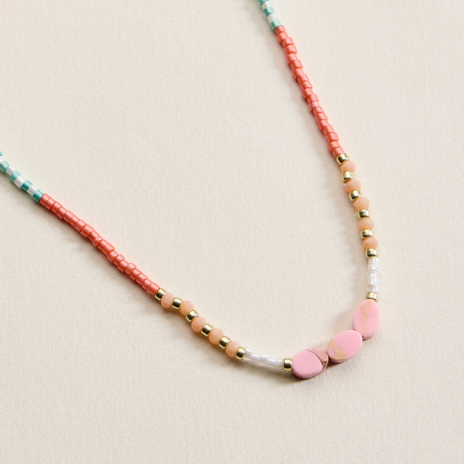 Beaded Adjustable Cord Anklet | Minimal Style