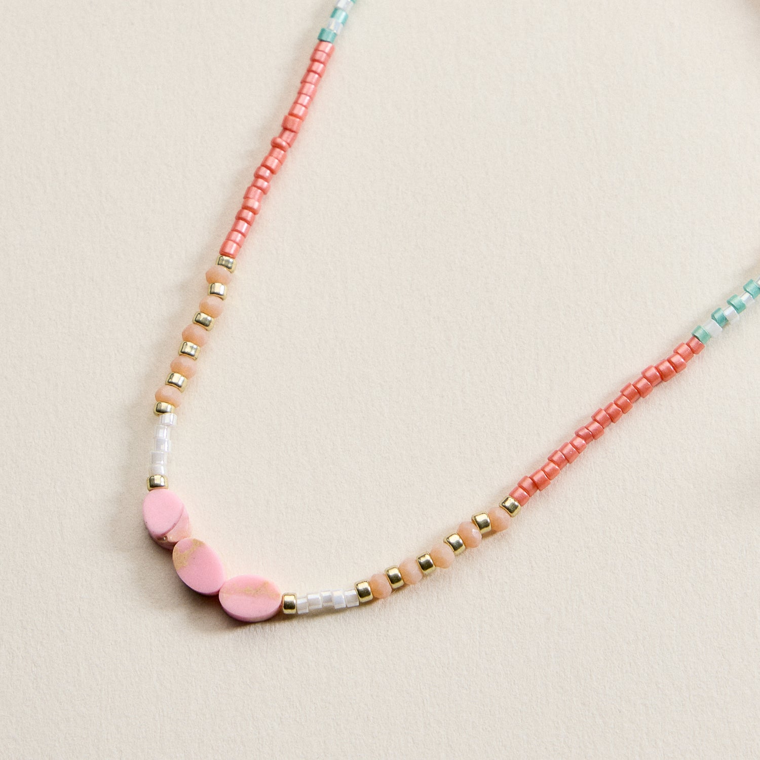 Beaded Adjustable Cord Anklet | Minimal Style