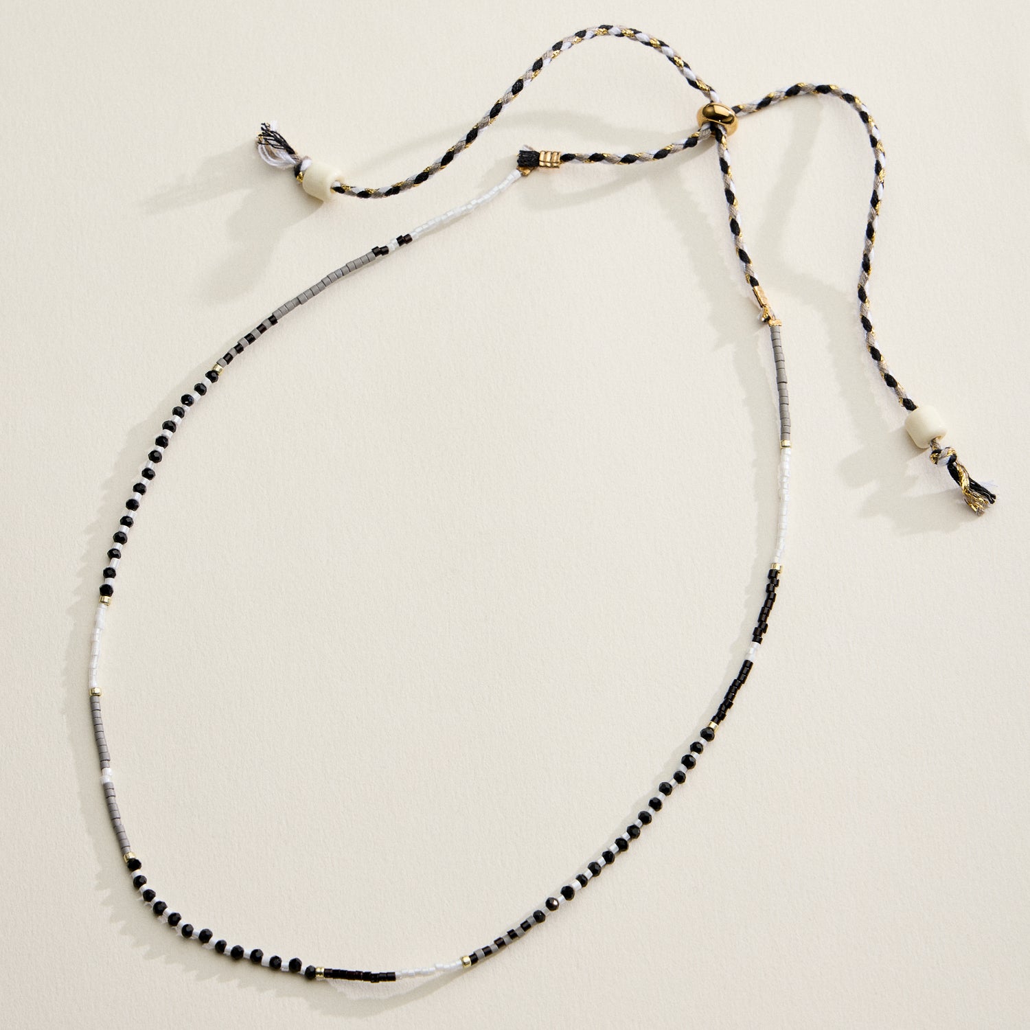 Boho Minimalist Seed Bead Necklace