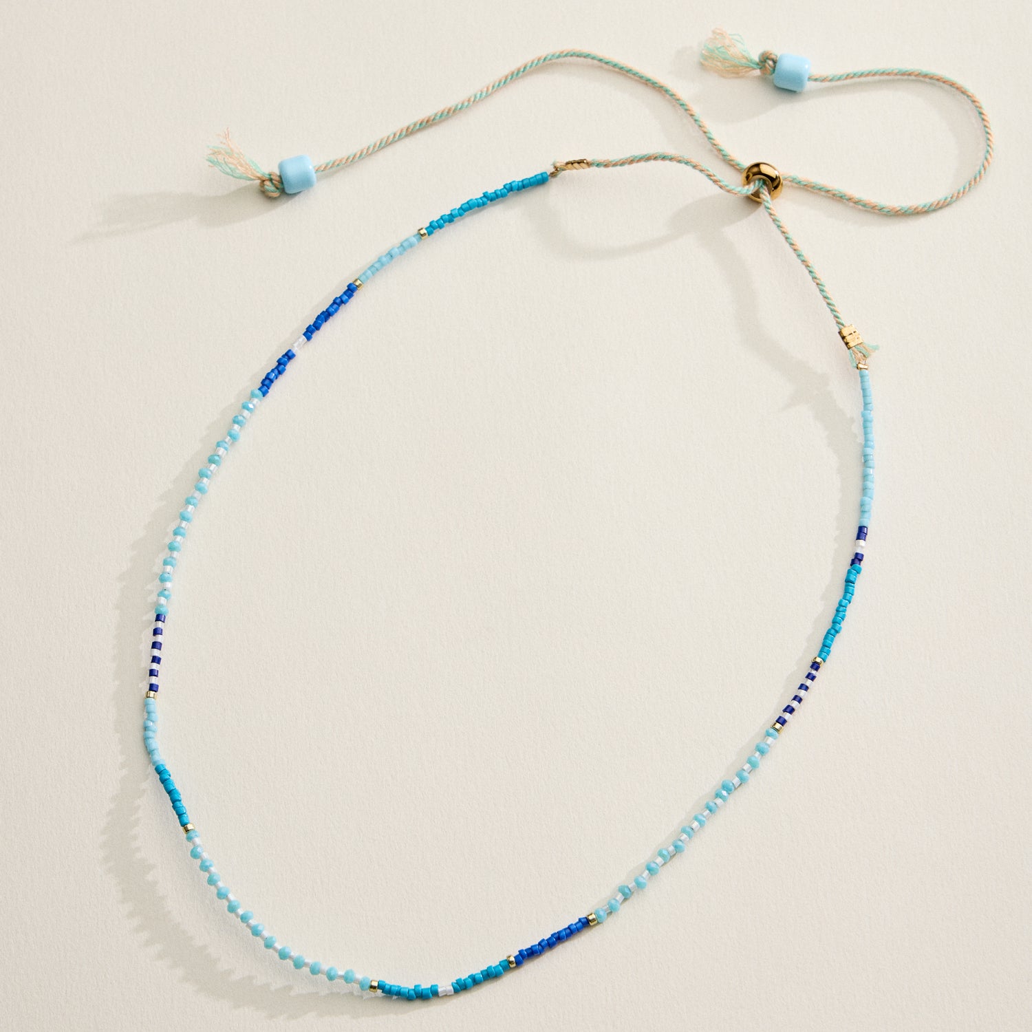 Boho Minimalist Seed Bead Necklace