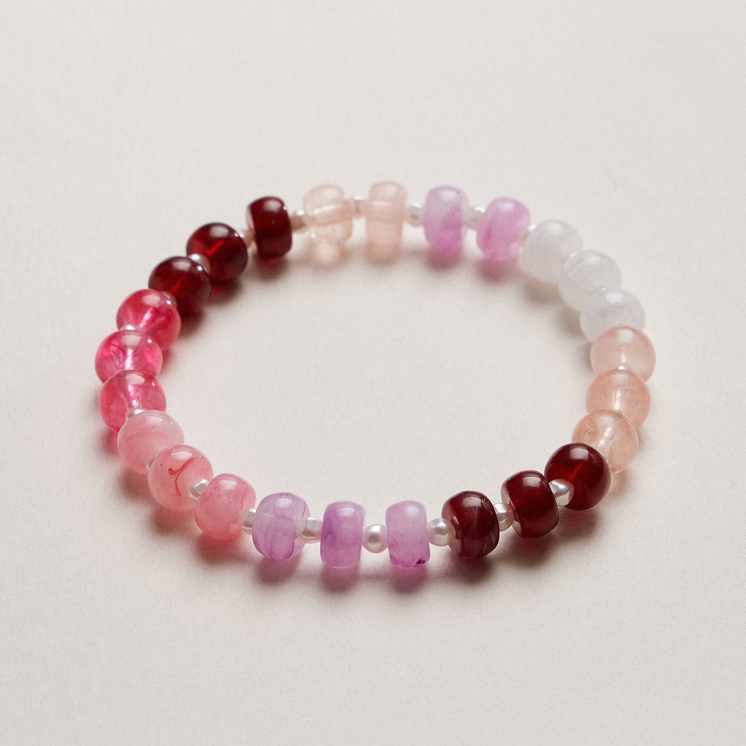 Beaded Rope Charm Bracelet Set | Summer Stack