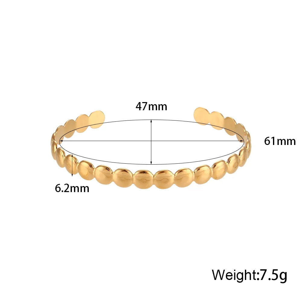 Stainless Steel Basic Cuff Bracelet