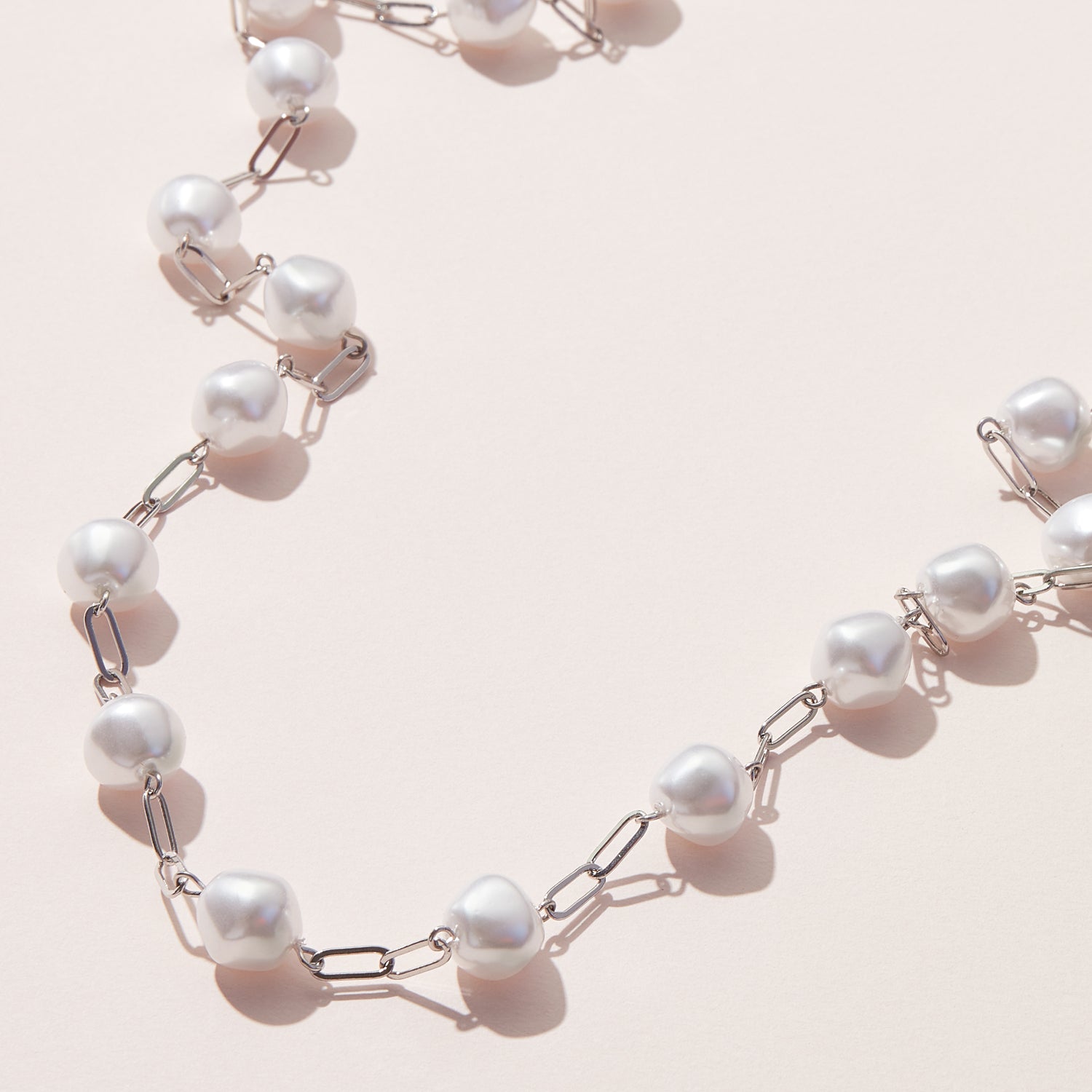 Pearl Station Necklace