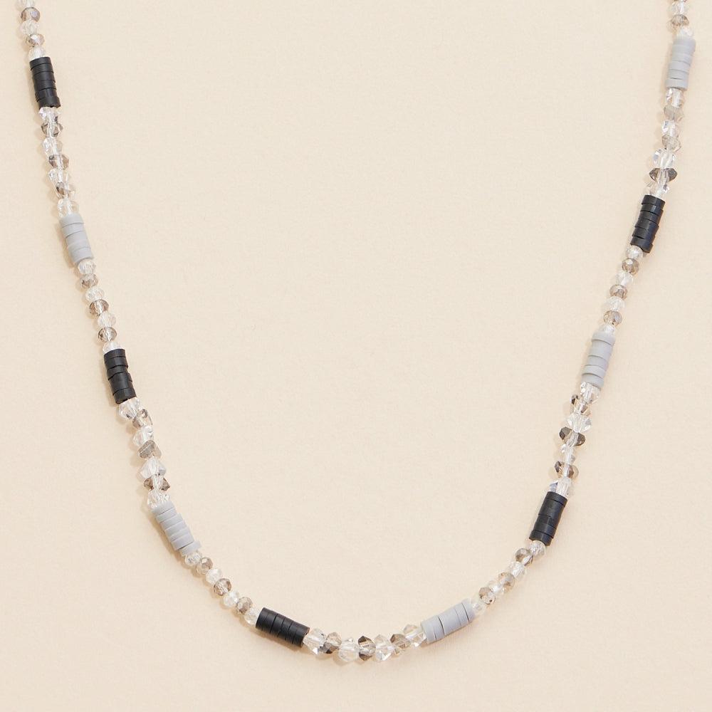 Simple Glass Beaded Necklace - Frem