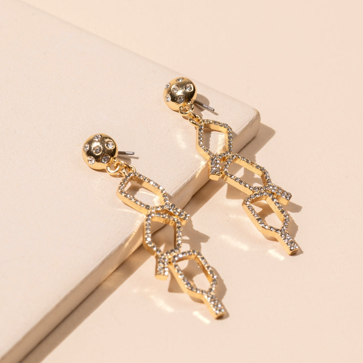 Linked Pickleball 18K Gold-Plated | Earrings