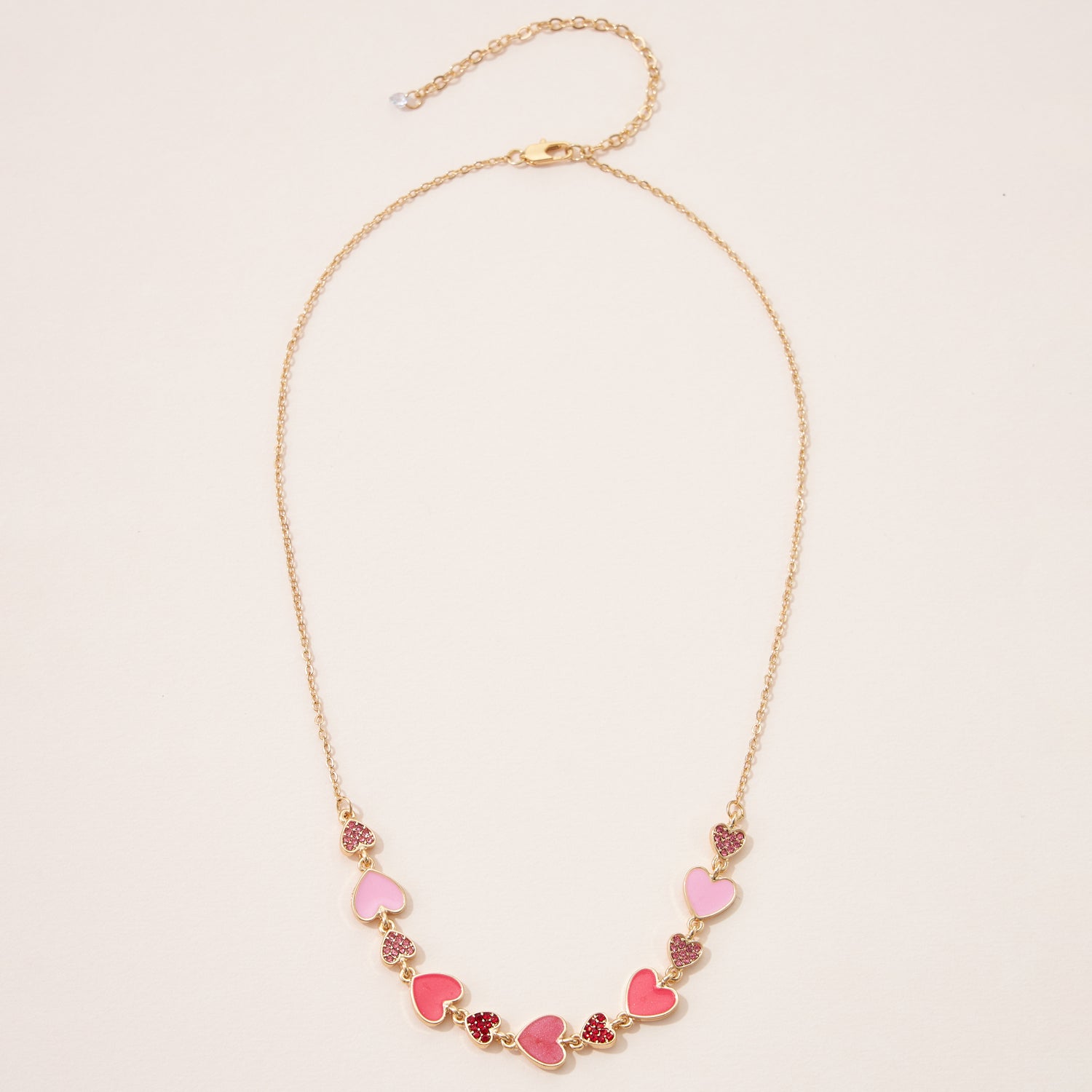 Heart Enamel Necklace for your Special Day including Valentine's Day